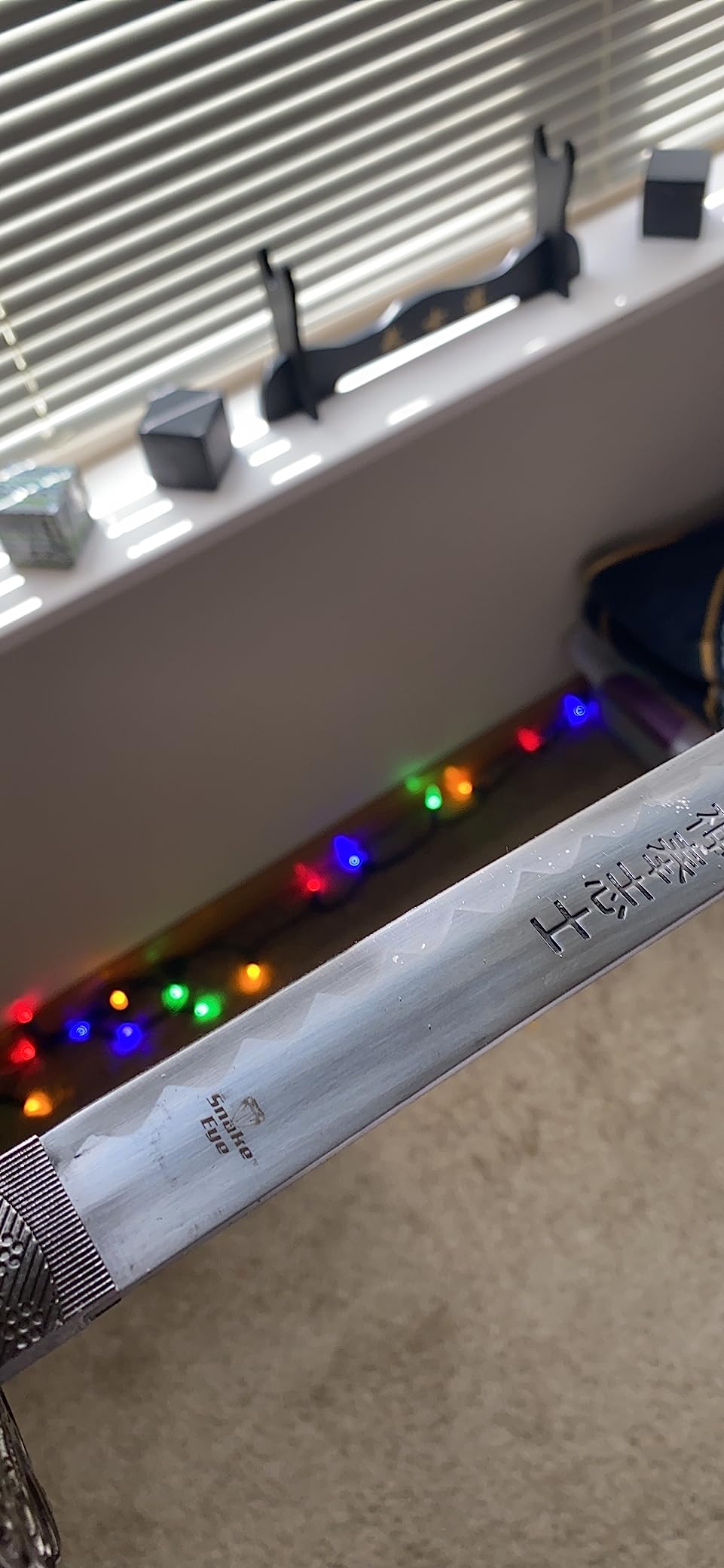 Last Samurai Japanese Sword - Katana Honor Comes with Free Stand customer photo 1