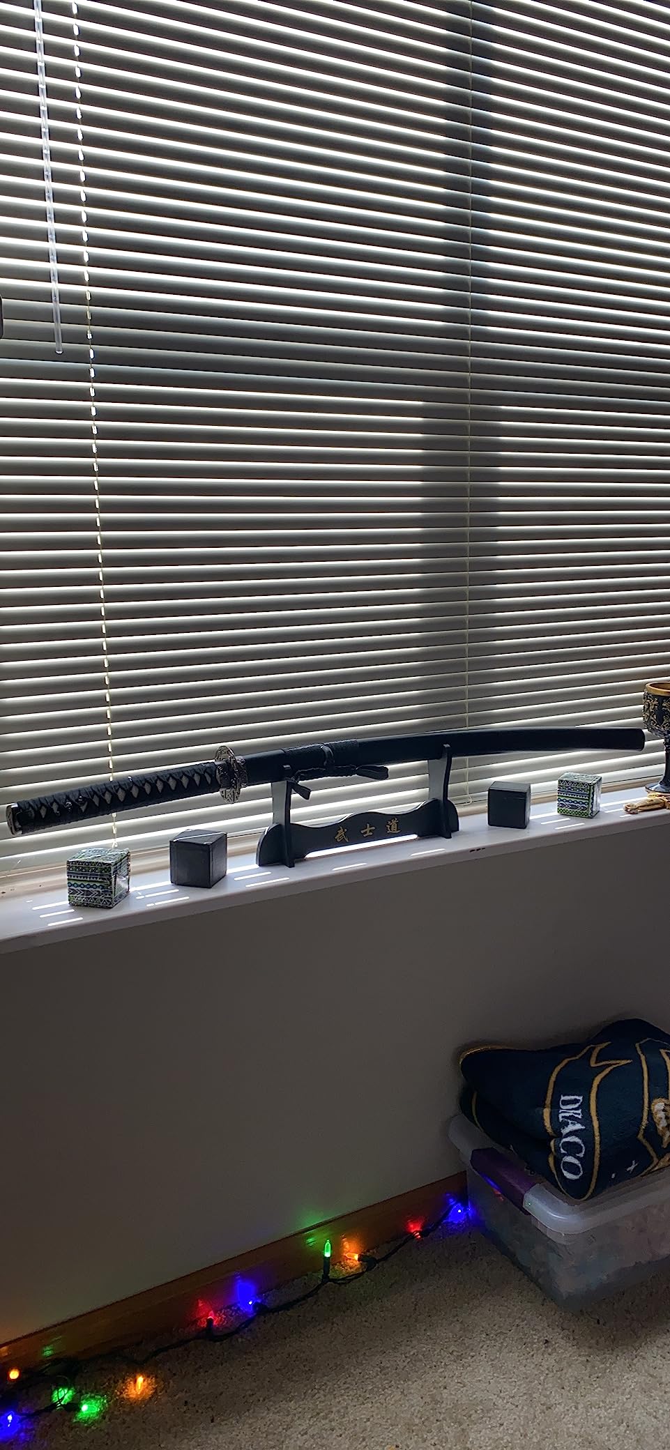 Last Samurai Japanese Sword - Katana Honor Comes with Free Stand customer photo 2