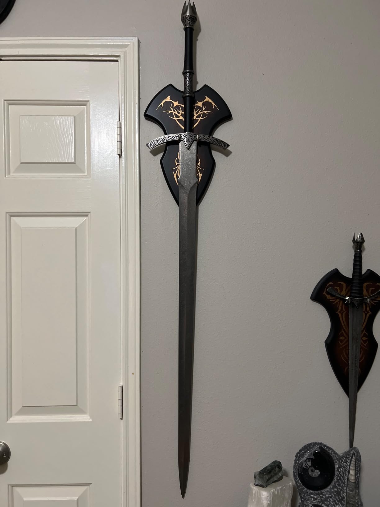 Lord of The Rings Witch King Sword | Officially Licensed Replica & Collectible | Tempered Stainless Steel Blade | Genuine Leather Wrapped Handle | LOTR customer photo 1