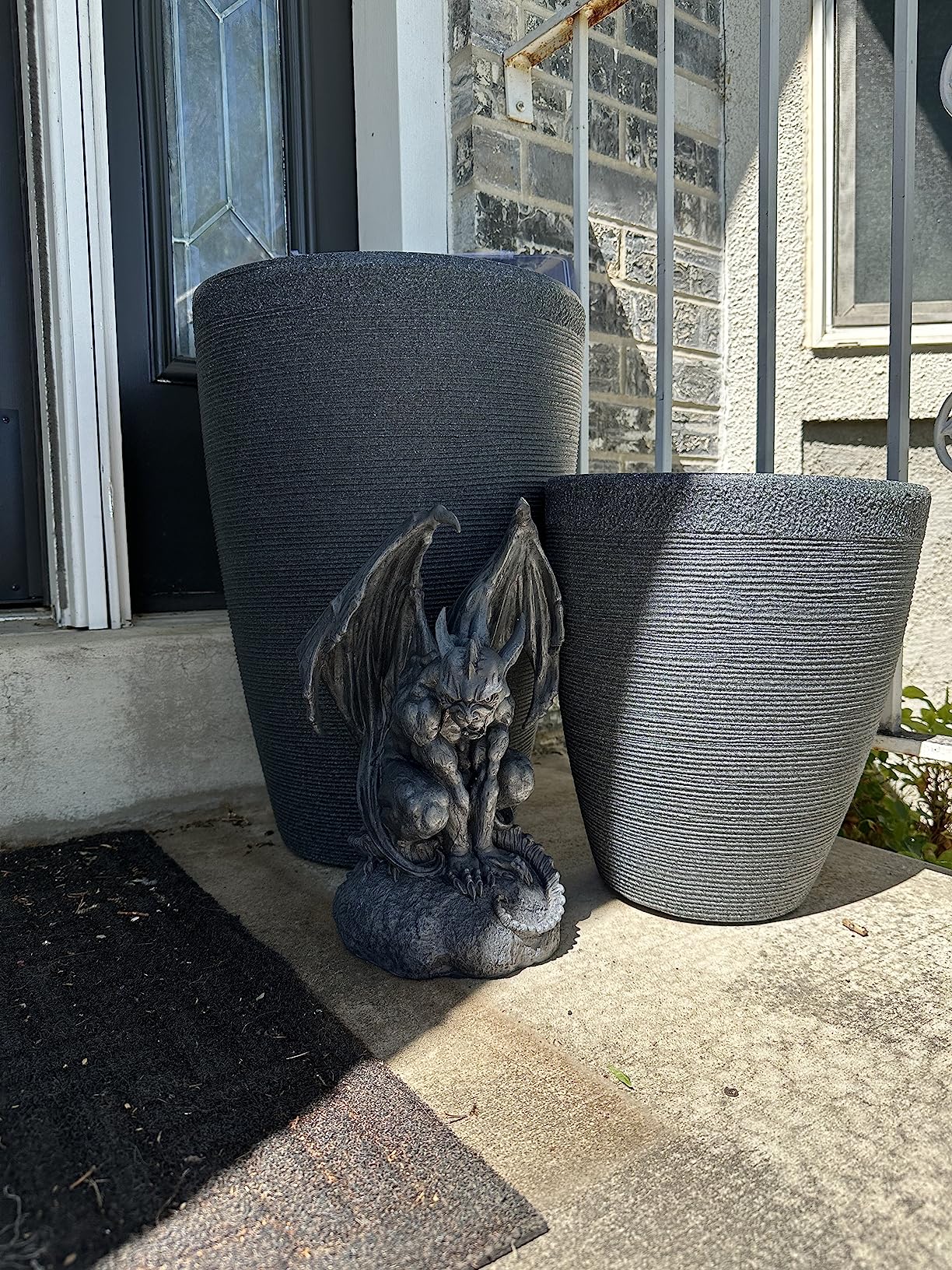 Pacific Giftware Vraskod the Sentinel Stone Gargoyle Sculpture Statue - Gothic Fantasy Home Decor, 12 in Tall customer photo 1