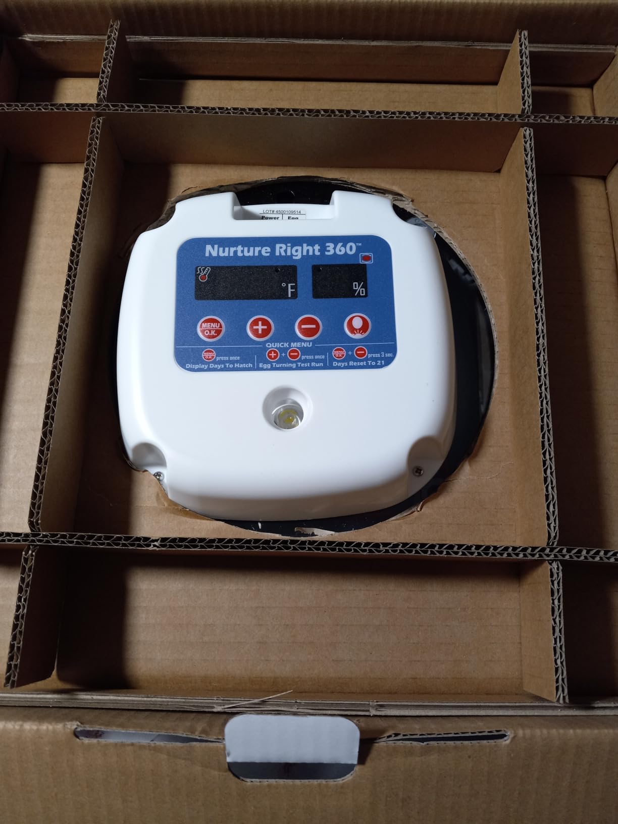 Harris Farms Nurture Right Egg Incubator with Auto Turner, Holds 22 Eggs customer photo 1