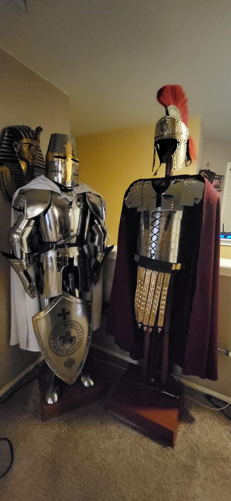 NauticalMart Medieval Knight Armor | Wearable Crusader Suit | 18 Gauge Steel | Full Suit of Armour with Crusader Helmet | for Reenactments & Role-Playing customer photo 1