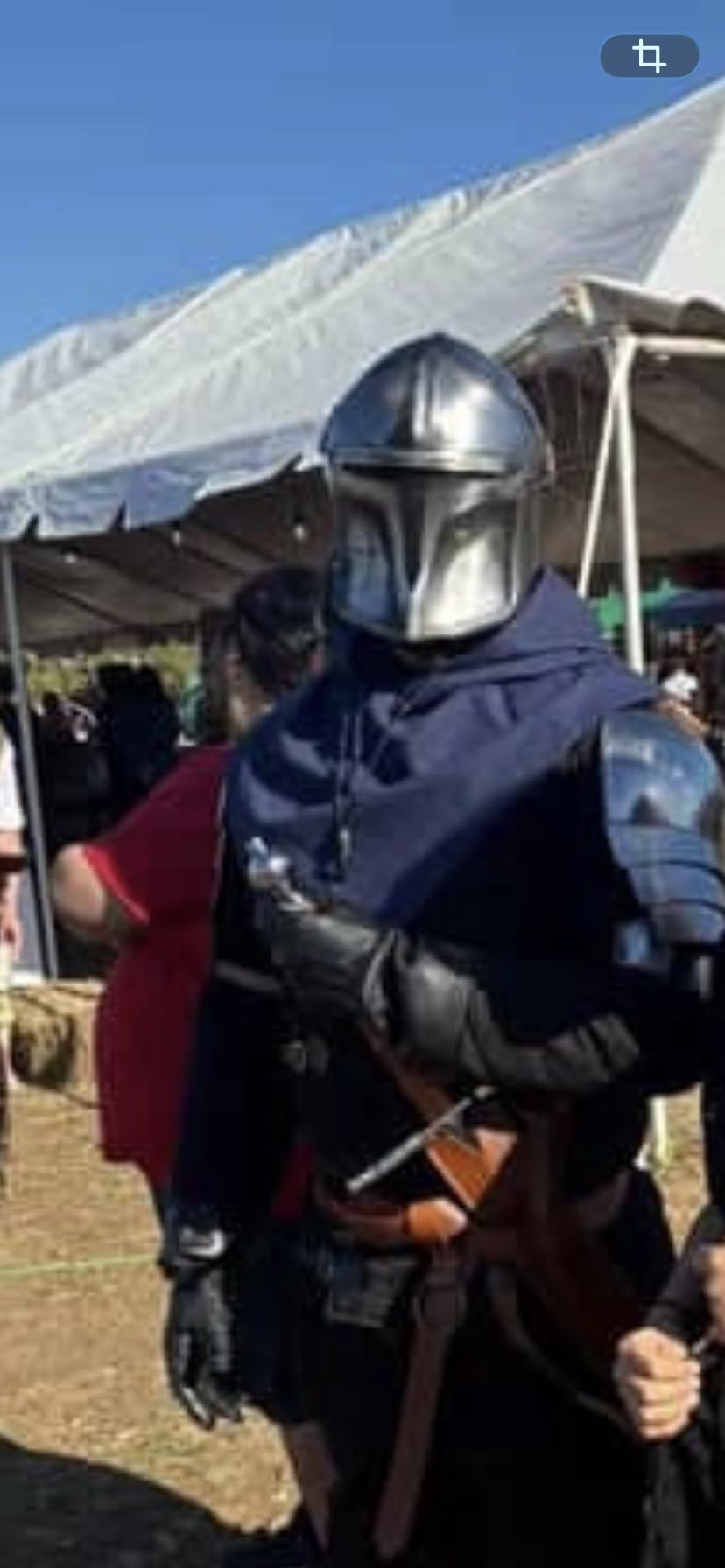 Medieval Iron Gorget Spaulders Arm Shoulder Set Viking Crusader Pauldrons Armor customer photo 1