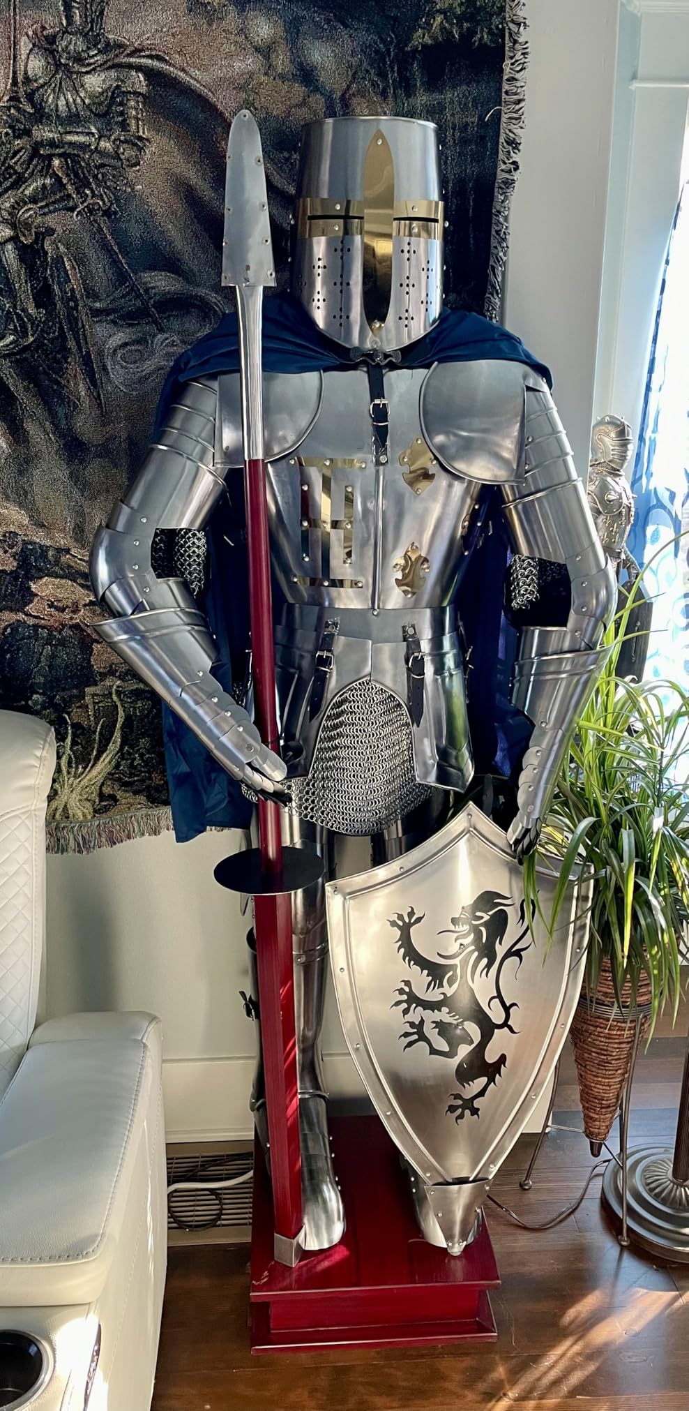 Premium Haubergeon Chainmail Armor Long Shirt - Authentic Medieval Style for Reenactments customer photo 1