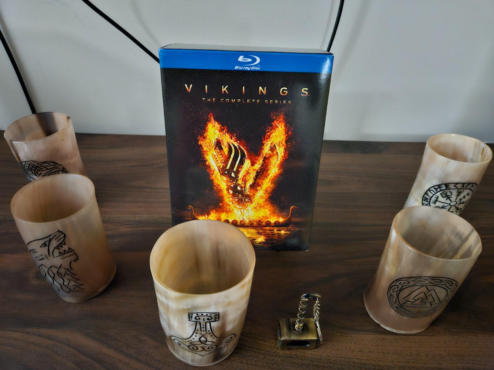 FENRIR Viking Drinking Horn Mug Set of 5 customer photo 2