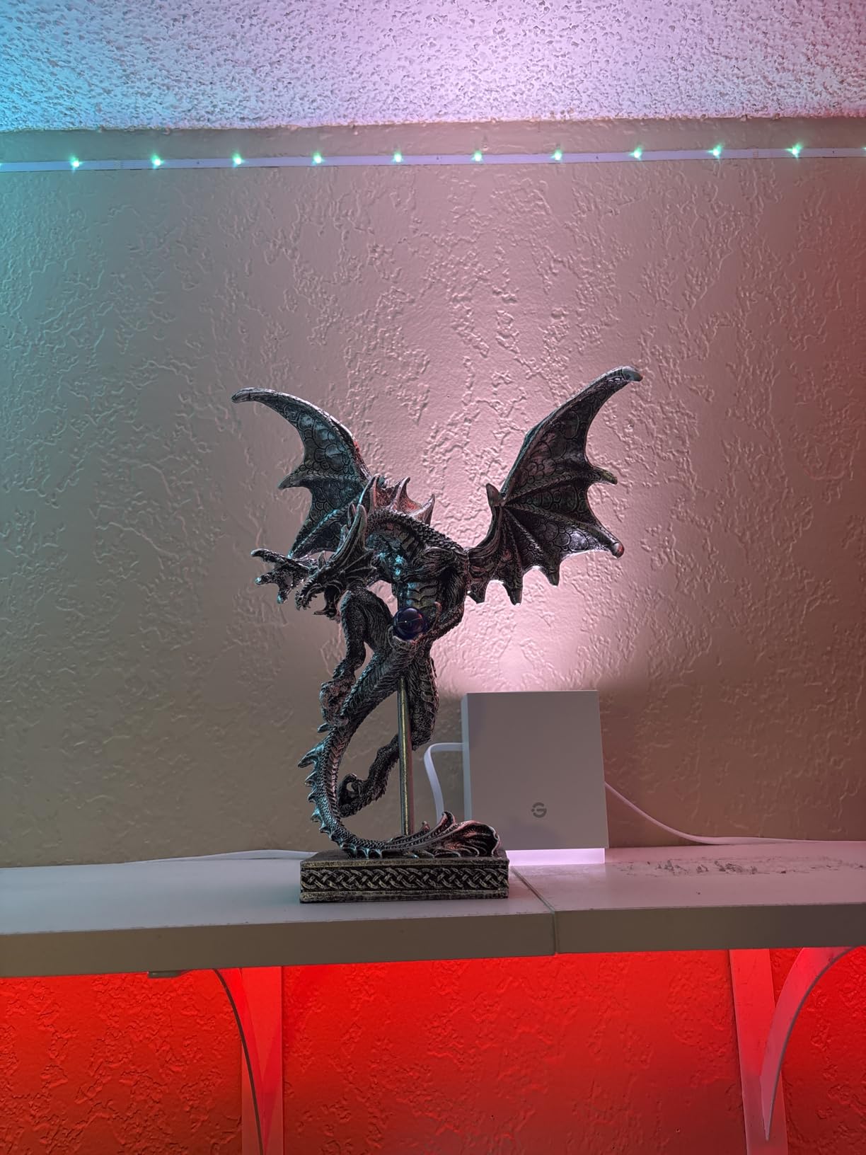 Dragon Statue Collectible Figurines Fantasy Sculpture Decor - 10.5