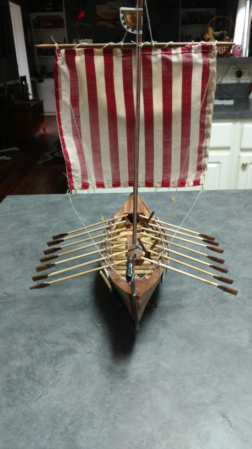 Artesania Latina Wooden Ship Model Kit Nordic Sailboat Drakkar Viking Model 19001N, 1:75 Scale Models to Assemble Initiation Level customer photo 1