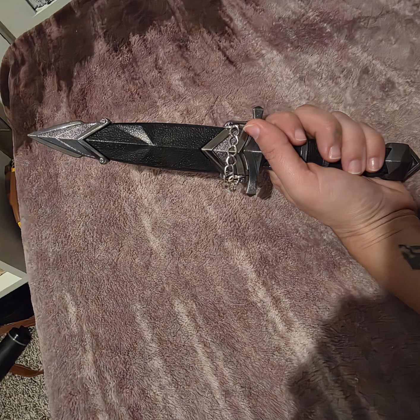 Dark Assassin Dagger with Sheath customer photo 2