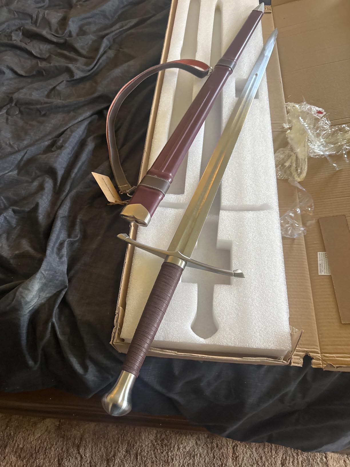 Cold Steel 88ITS Italian Long Sword, Black customer photo 1