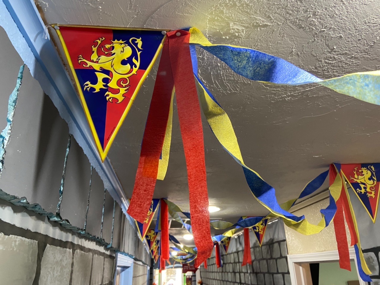 The Beistle Company - Medieval Banner 11IN X 12FT - 12 feet - Pack of 1 customer photo 2