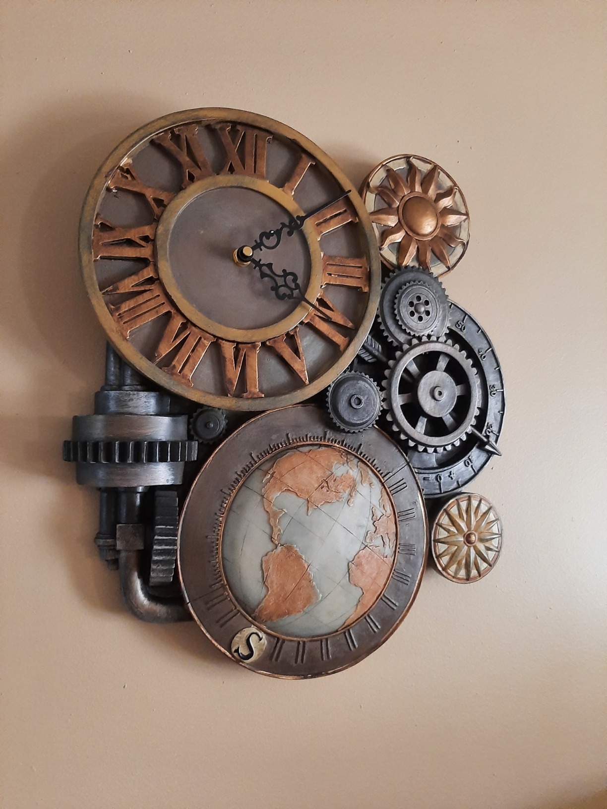 MEDIUM GEARS OF TIME CLOCK customer photo 2
