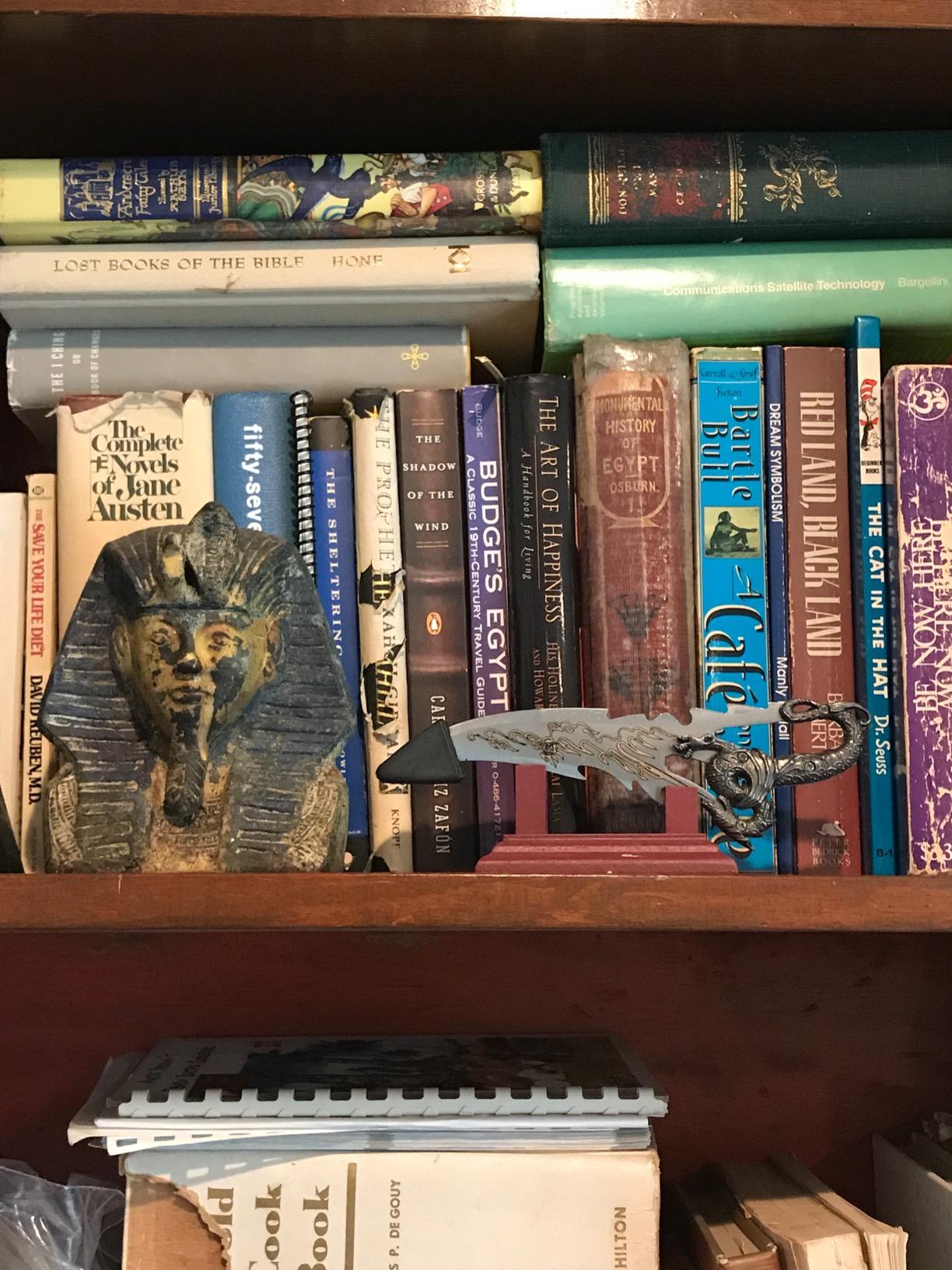 MASTER USA Fantasy Dragon Knife with Wood Display Stand OR Sheath (Silver) customer photo 1