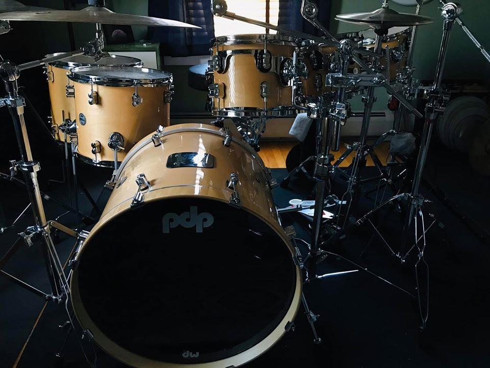 PDP By DW 7-Piece Concept Maple Shell Pack with Chrome Hardware Silver to Black Fade | 22x18, 7x8, 8x10, 9x12, 12x14, 14x16, 5.5x14. 7-Ply Shells, 10-Ply Snare, Stm Mounts, Mag Throw-Off customer photo 1