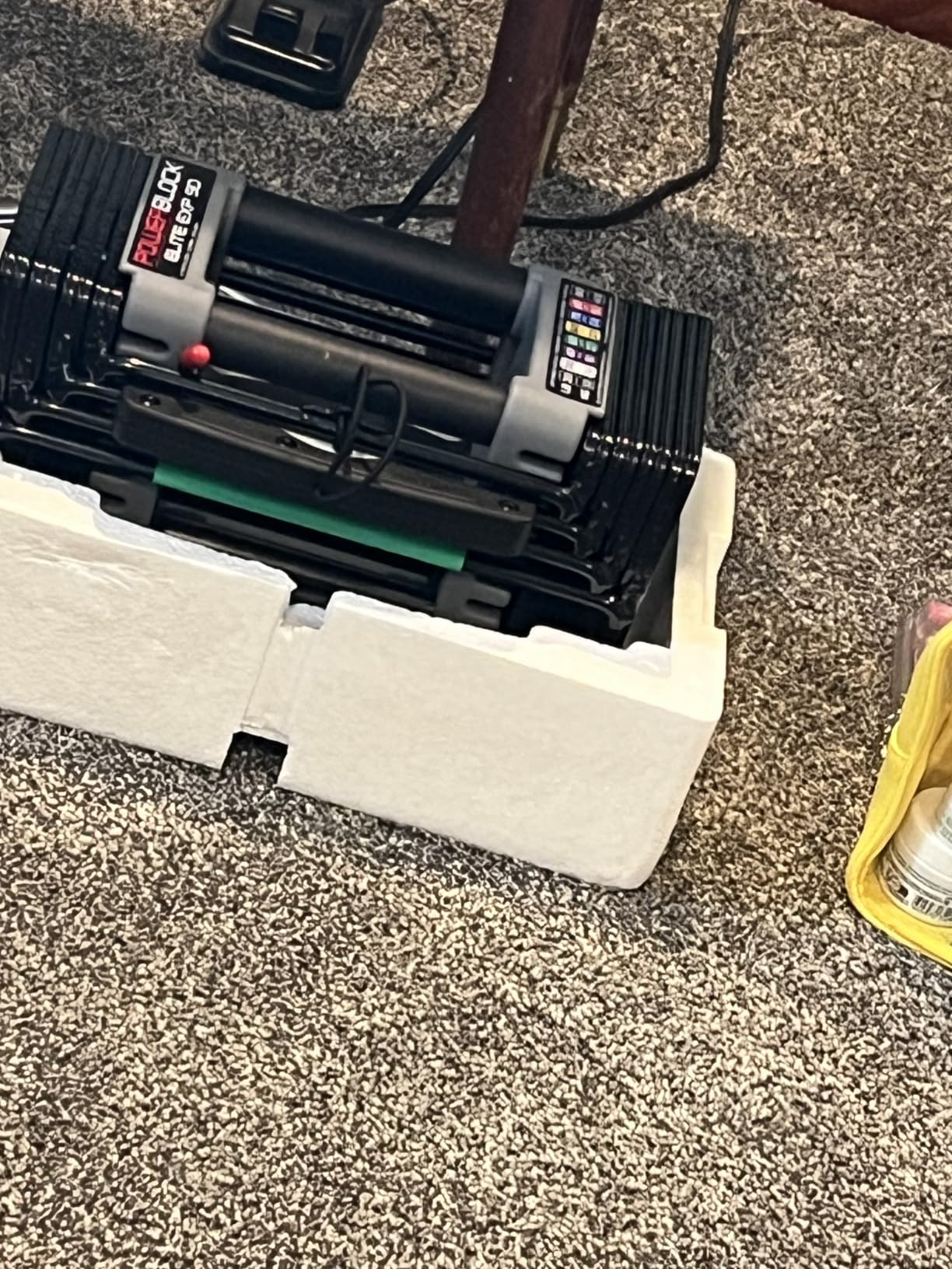 PowerBlock Elite EXP Adjustable Dumbbells, Sold in Pairs, Stage 1, 5-50 lb. (Expandable to 90 lbs) customer photo 2