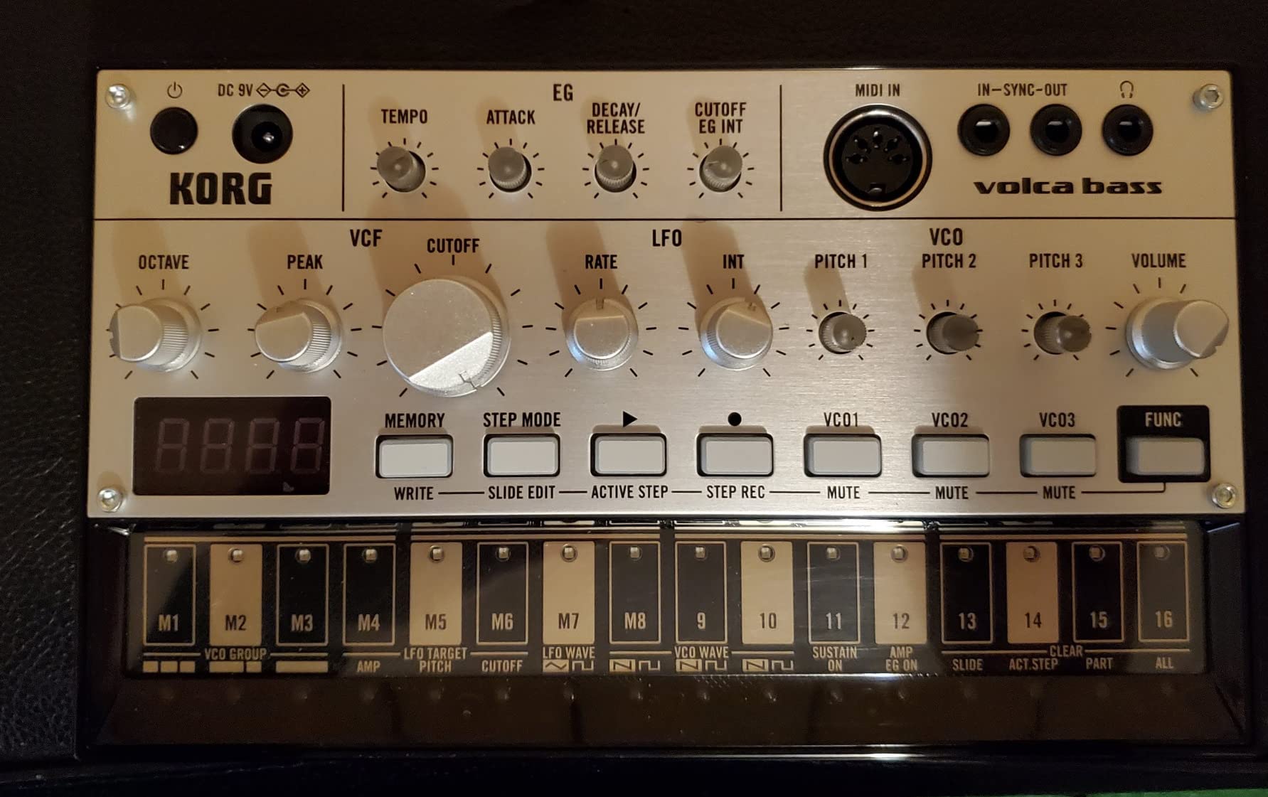 Korg Volca Bass Analog Synthesizer w/Three Oscillators and 16-step Sequencer customer photo 1