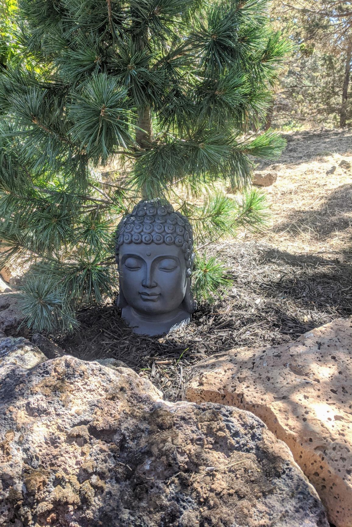 Nearly Natural Buddha Head (Indoor/Outdoor) customer photo 2