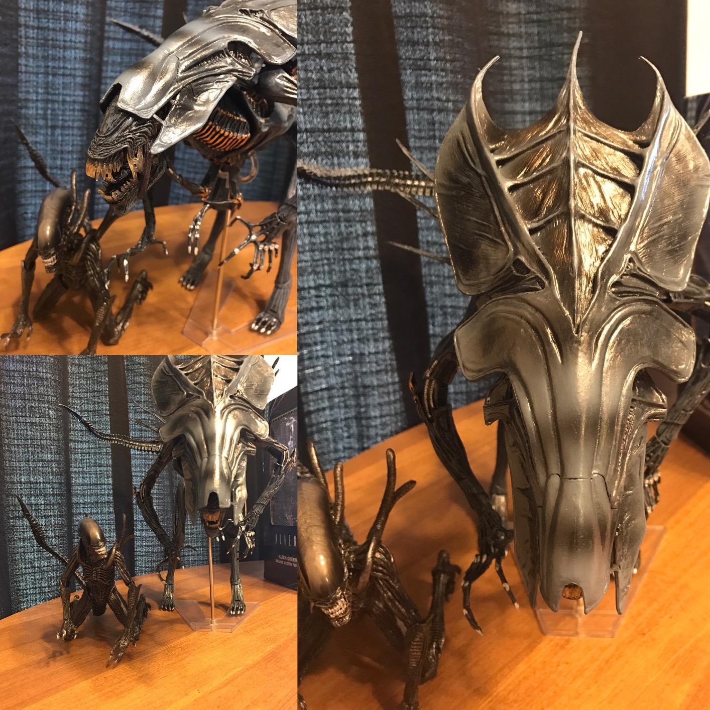 NECA - Aliens - Xenomorph Queen Ultra Deluxe Boxed Action Figure | Aliens 35th Anniversary 15 Inch Action Figure Ultra Deluxe Series customer photo 2