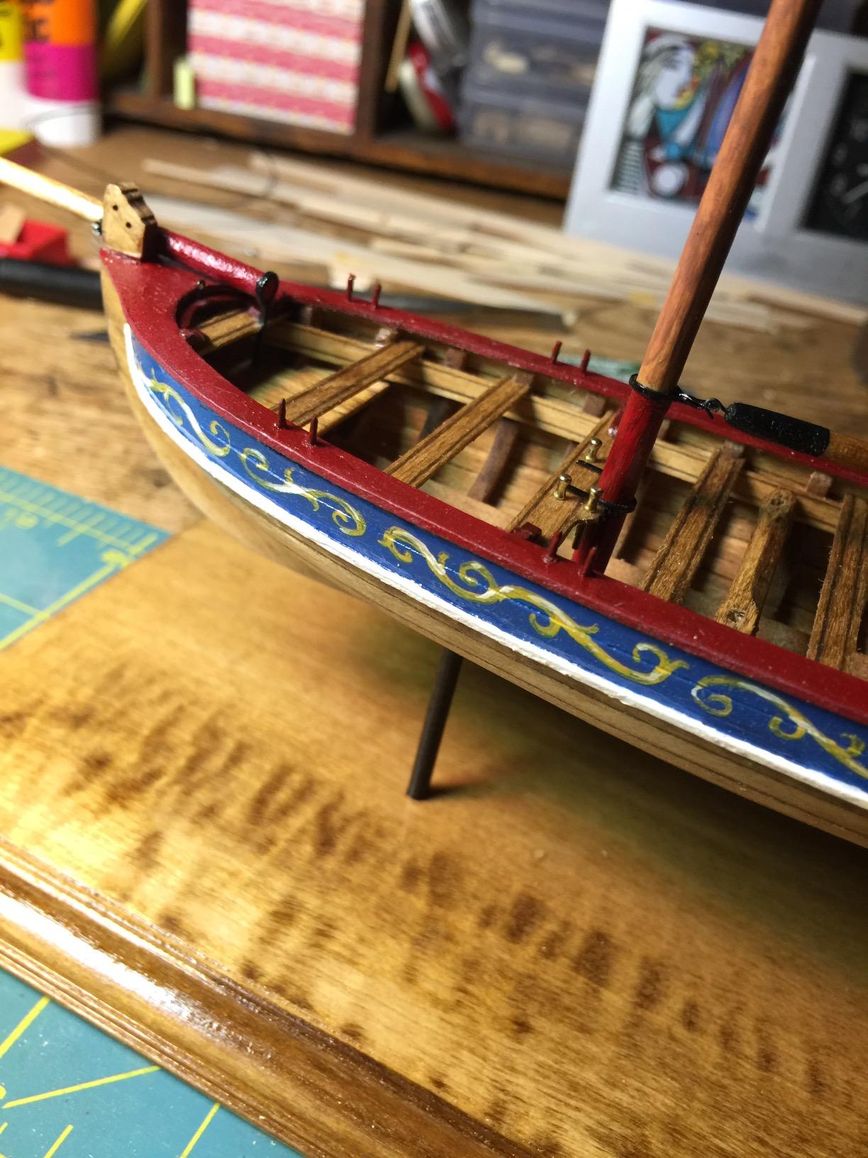 Model Shipways 18th Century Longboat Wood Model Kit 1:48 - True Plank-on-Frame - Model Boat Kit for Adults to Build customer photo 2