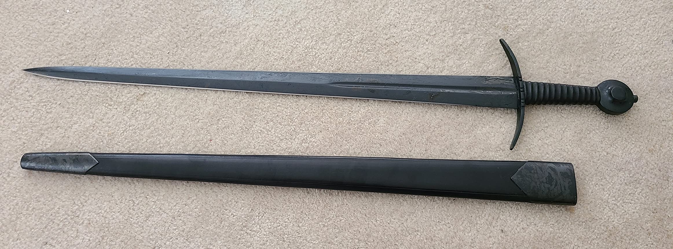 Cold Steel MAA Arming Sword, Black, 34.75