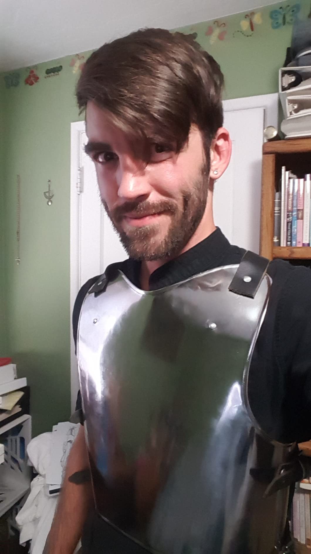 Medieval Steel Breastplate - Knight Chest Plate Armor for LARP, Cosplay & Costume Ideal for LARP Historical Reenactment, Cosplay, Costume Displays customer photo 2