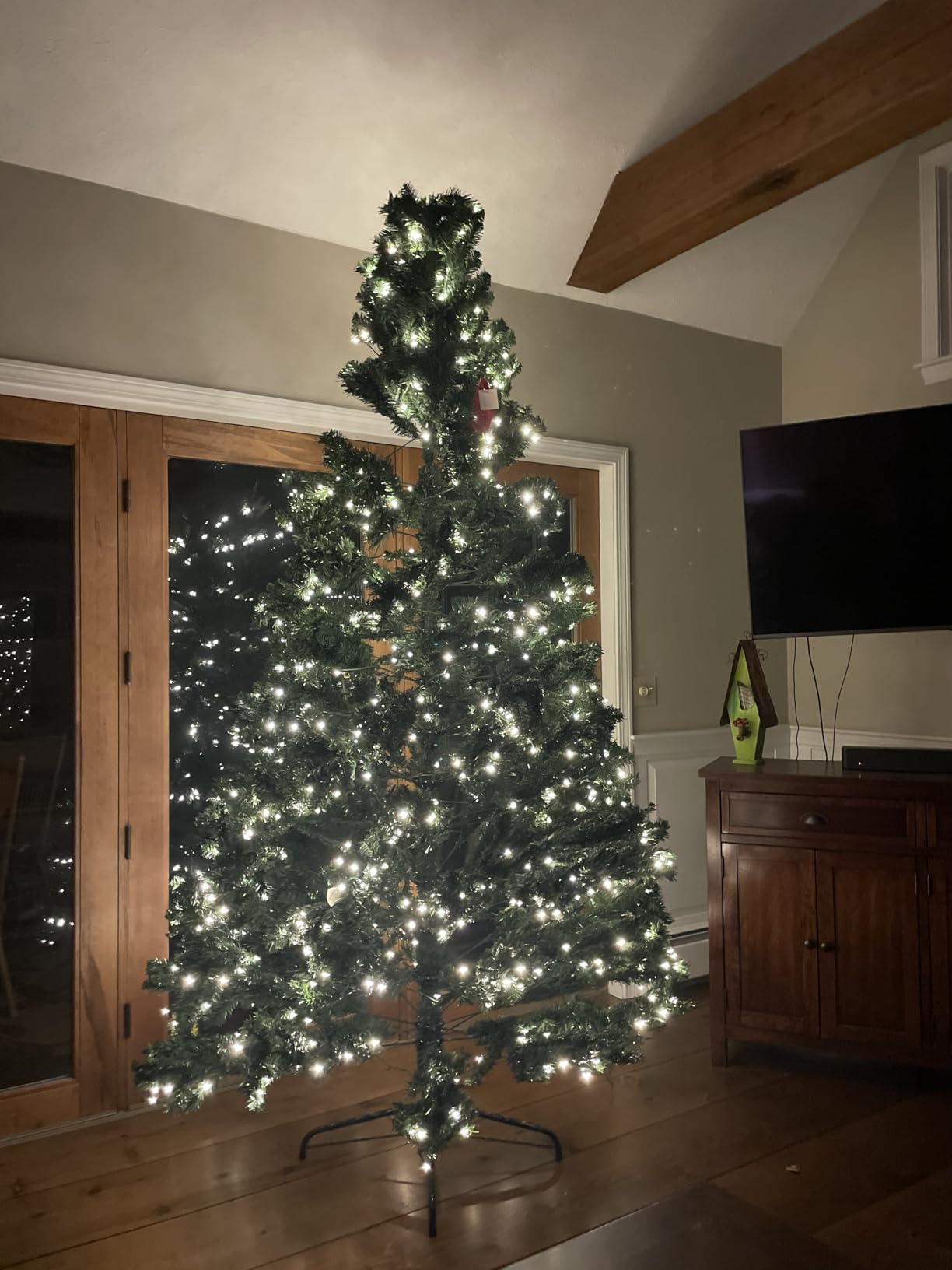 Best Choice Products Artificial Christmas Tree, 7.5ft Premium Pre-Lit Realistic Spruce Holiday Décor w/Dense Branches, Metal Base - Green Spruce customer photo 1