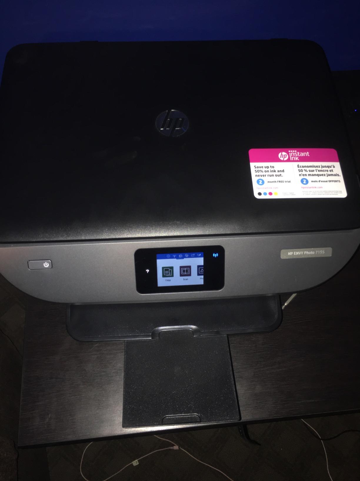 HP Envy Photo 7155 All-in-One Photo Printer with Wireless Printing, Instant Ink, Works with Alexa (K7G93A) customer photo 1