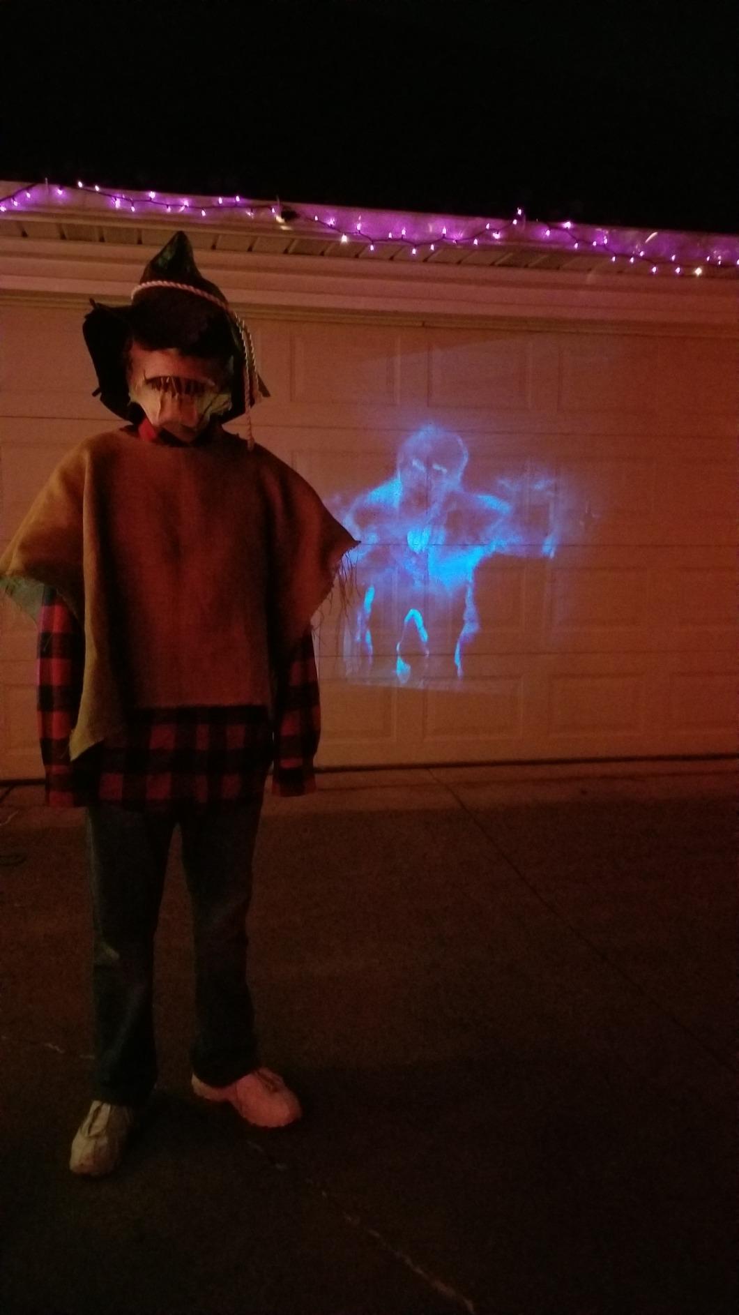 AtmosFearFx Ghostly Apparitions DVD with Reaper Brothers Rear Projection Screen customer photo 1