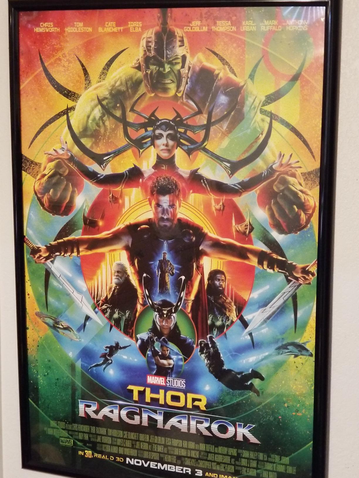 CINEMAFLIX Thor Ragnarok Poster 24x36 inches Thor Loki Hela Valkyrie Hulk customer photo 1