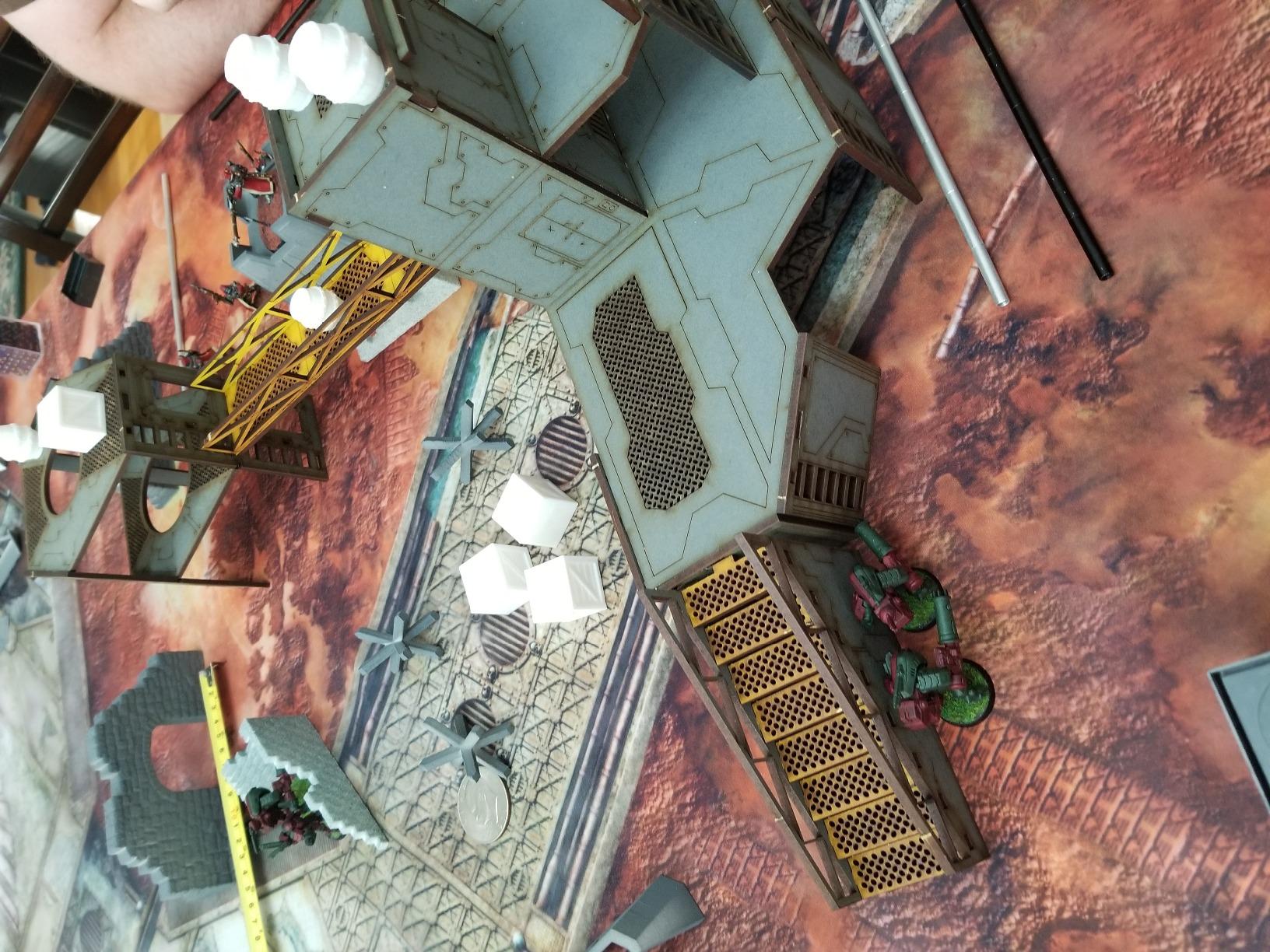 War World Gaming Industry of War Multi-Level Elevator Tower - Pre-Painted - Wargaming 28mm Terrain Model Diorama Scenery Sci-Fi Battle Tabletop Warfare Destroyed Wargame customer photo 2