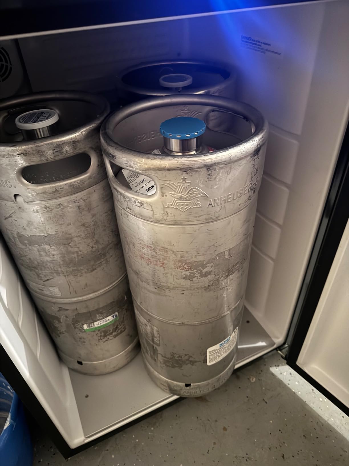 EdgeStar BR3002 24 Inch Wide Kegerator Conversion Refrigerator for Full Size Kegs with Deep Chill Mode - Black | Freestanding Only, Stores up to 3 sixth-barrel or 3 cornelius corny kegs, Digital Display, Deep Chill Mode, Black customer photo 2