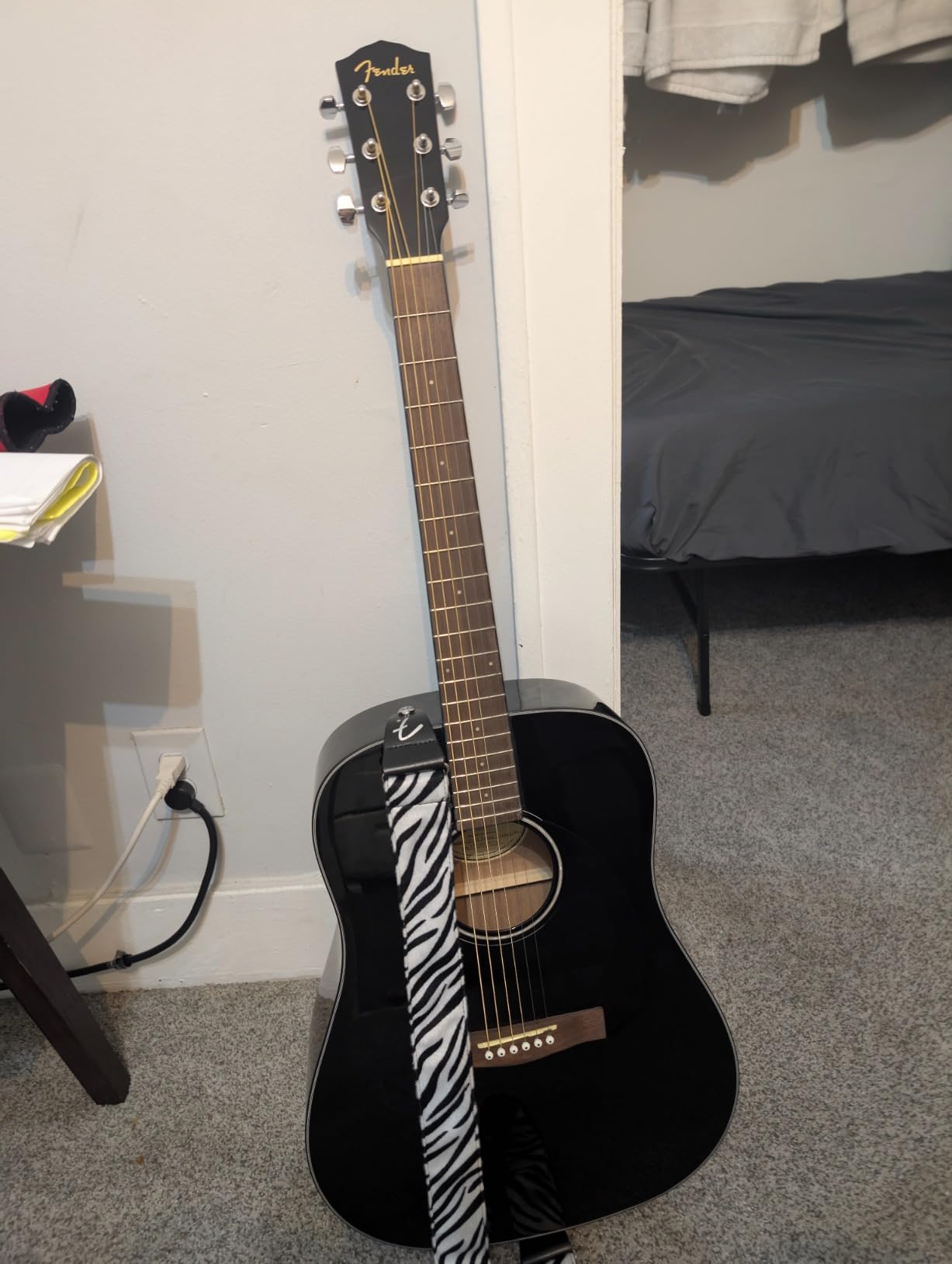 Fender CD-60S V3 Dreadnought Acoustic Guitar w/Case, Natural, 2Yr Warranty | Beginner acoustic guitar, includes hardshell case, 2-year warranty, solid spruce top, under $300, great for adults and teens customer photo 1