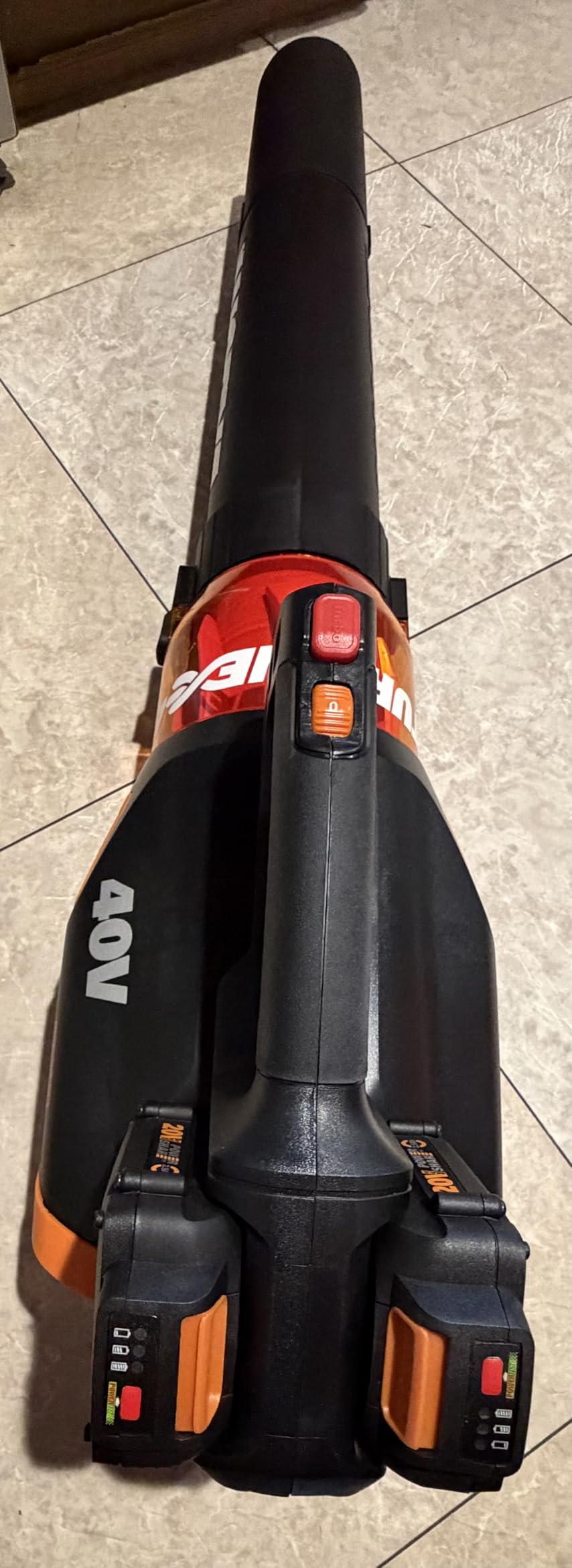 WORX Cordless Leaf Blower, Electric Blower for Lawn Care wth Brushless Motor, 2 x 2.5 Ah Batteries & Charger Included, WG584 customer photo 1
