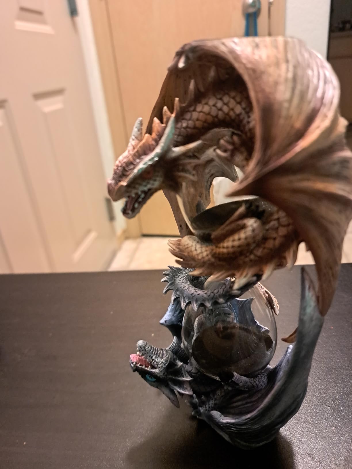 Pacific Giftware Anne Stokes Age of Dragons Dual Winged Dragons Sand Timer Home Tabletop Decorative Resin Figurine customer photo 2