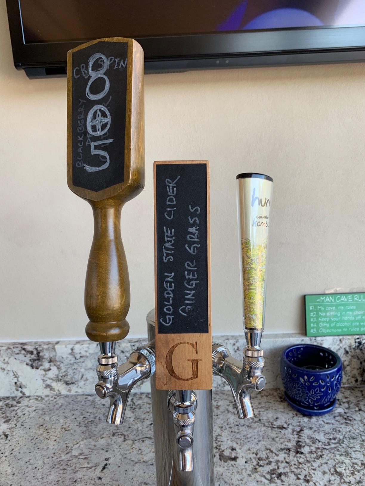 Monogrammed K Beer Tap Handle for Home Bar (from Alphabet 26 A-Z) Laser Engraved Chalkboard Tap Handles, Beer Brew Gift, 8 Inch Tall Walnut Wood customer photo 1