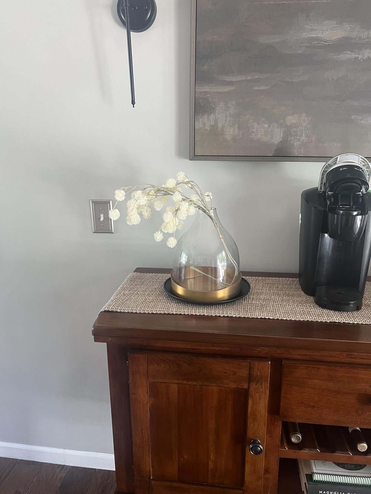 Creative Co-Op Decorative Glass Cloche with Metal Tray, Clear and Copper customer photo 1