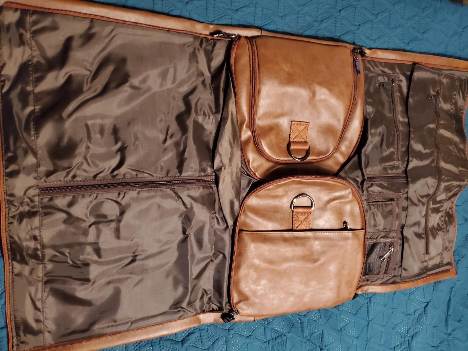Convertible Travel Garment Bag, Carry on Garment Duffel Bag for Men Women - 2 in 1 Hanging Suitcase Suit Business Travel Bag customer photo 2