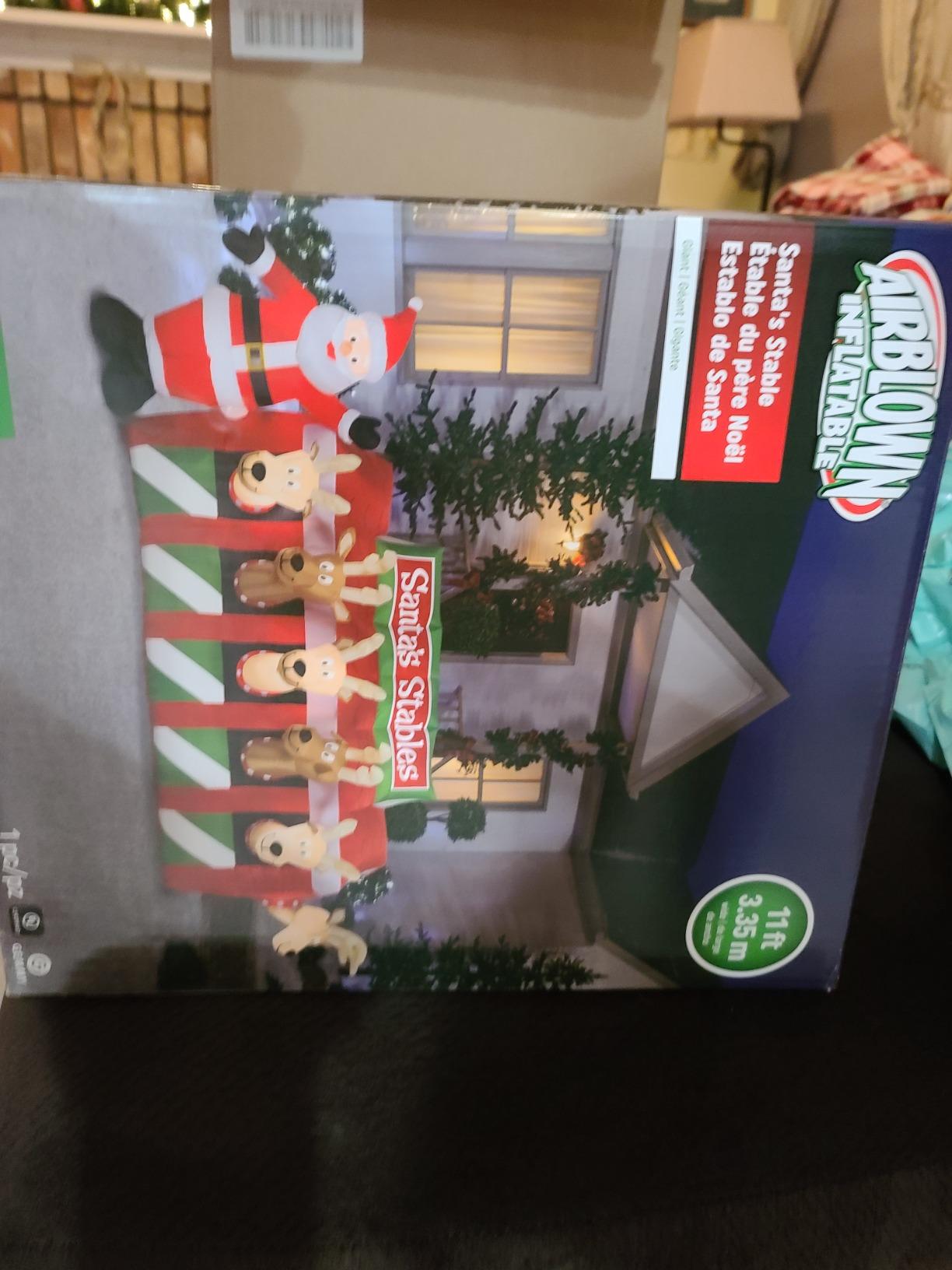 Gemmy Awesome Shopper 8 Ft Tall Christmas Santa Helicopter ELF Animated AIRBLOWN Inflatable Yard Decor customer photo 2
