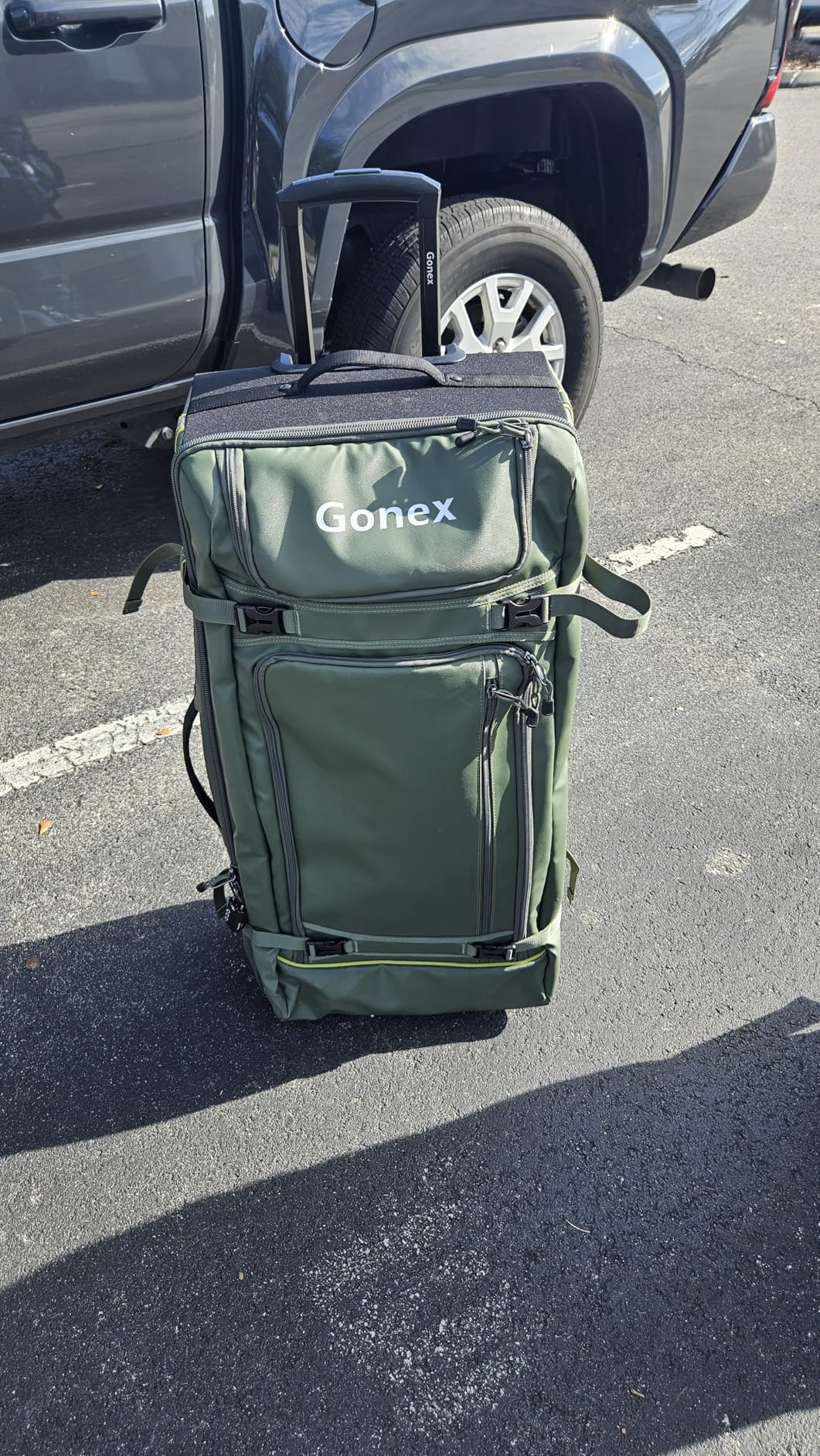 Gonex Rolling Duffle Bag with Wheels, 100L Water Repellent Large Wheeled Travel Duffel customer photo 1