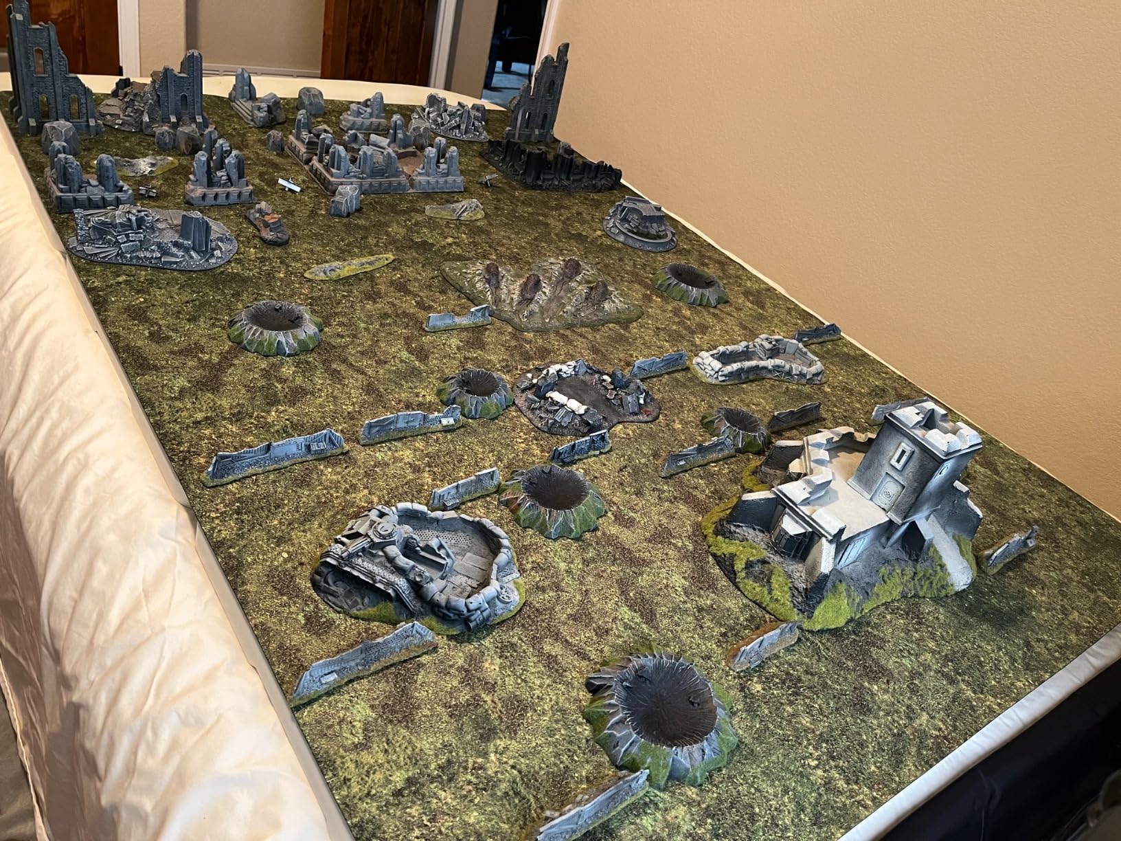 6 x 4 feet Double-Sided Rubber Battle Mat: Meadows + Zolotograd customer photo 2