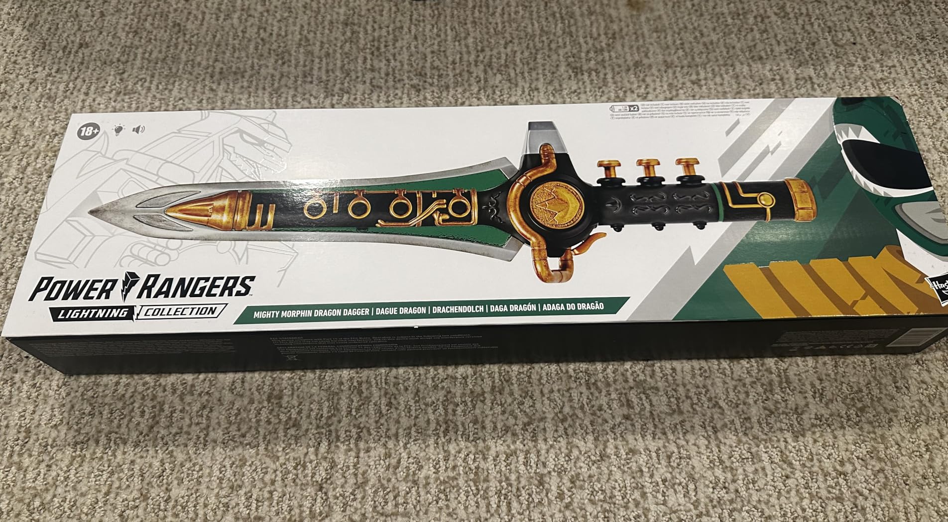Replica PRG LC MMPR Dragon Dagger | Power Rangers Life Size Prop Replica Lightning Collection - Dragon Dagger Reissue customer photo 2