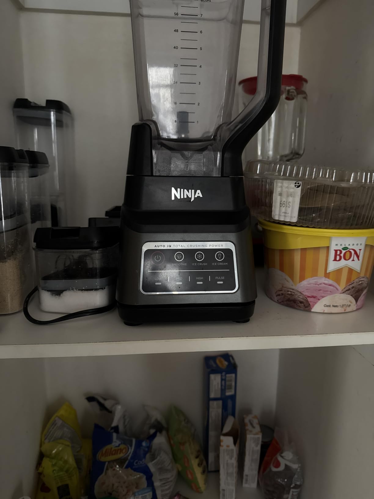 Ninja Professional Plus Blender with Auto-iQ | Smoothie and Ice Cream Maker, Frozen Drink Mixer, Margarita Machine | 3 Auto-iQ Presets, 1400W, 72-oz. Total Crushing Pitcher | Dark Grey | BN701 customer photo 1