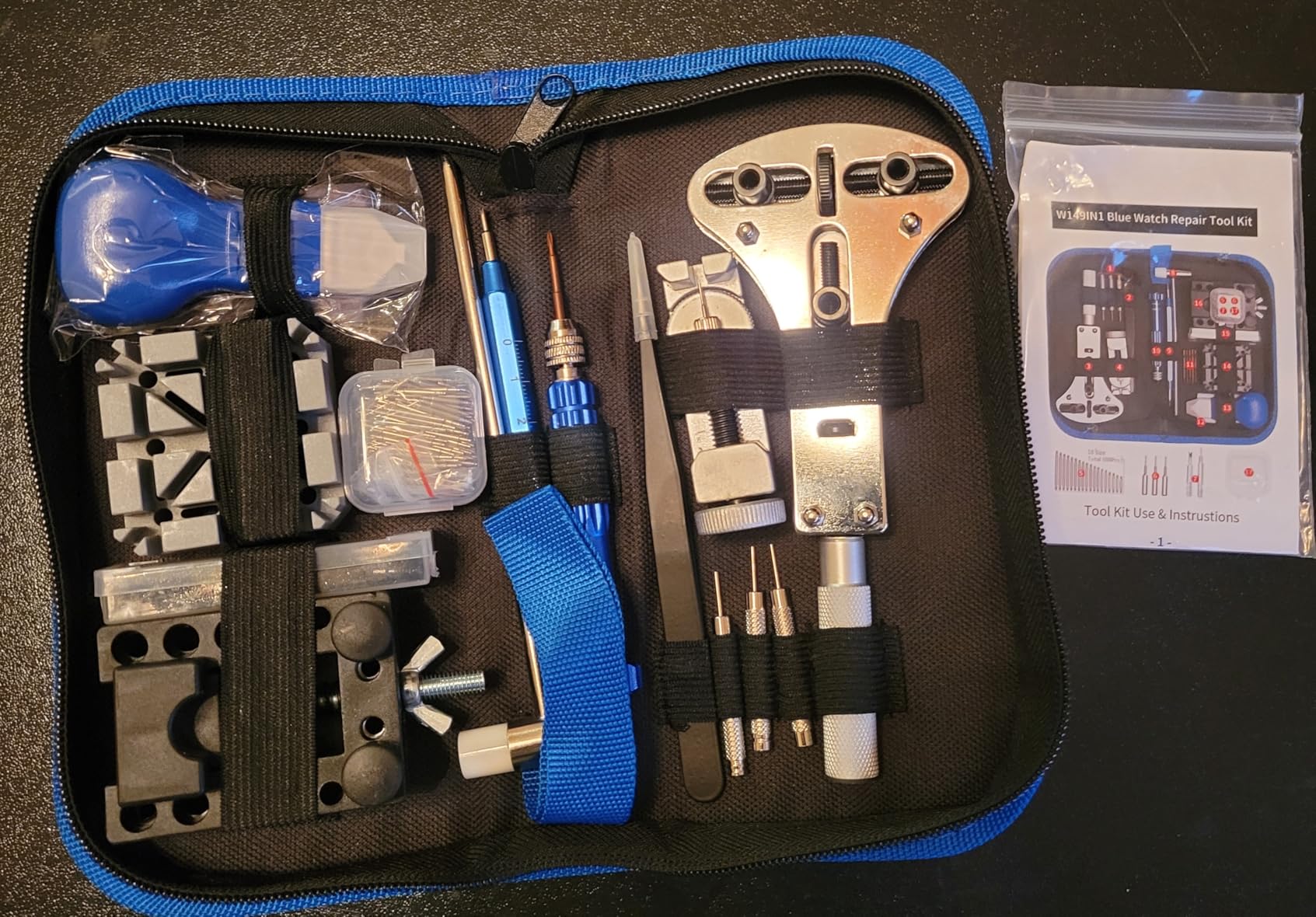 EasyTime Watch Repair Kit 149IN1: Watch Link Removal & Battery Replacement | Complete Watch Repair Tools & Kits - Easy to Repair Your Watch with Back Case Opener, Spring Bar, Manual - An Ideal DIY Gift customer photo 1