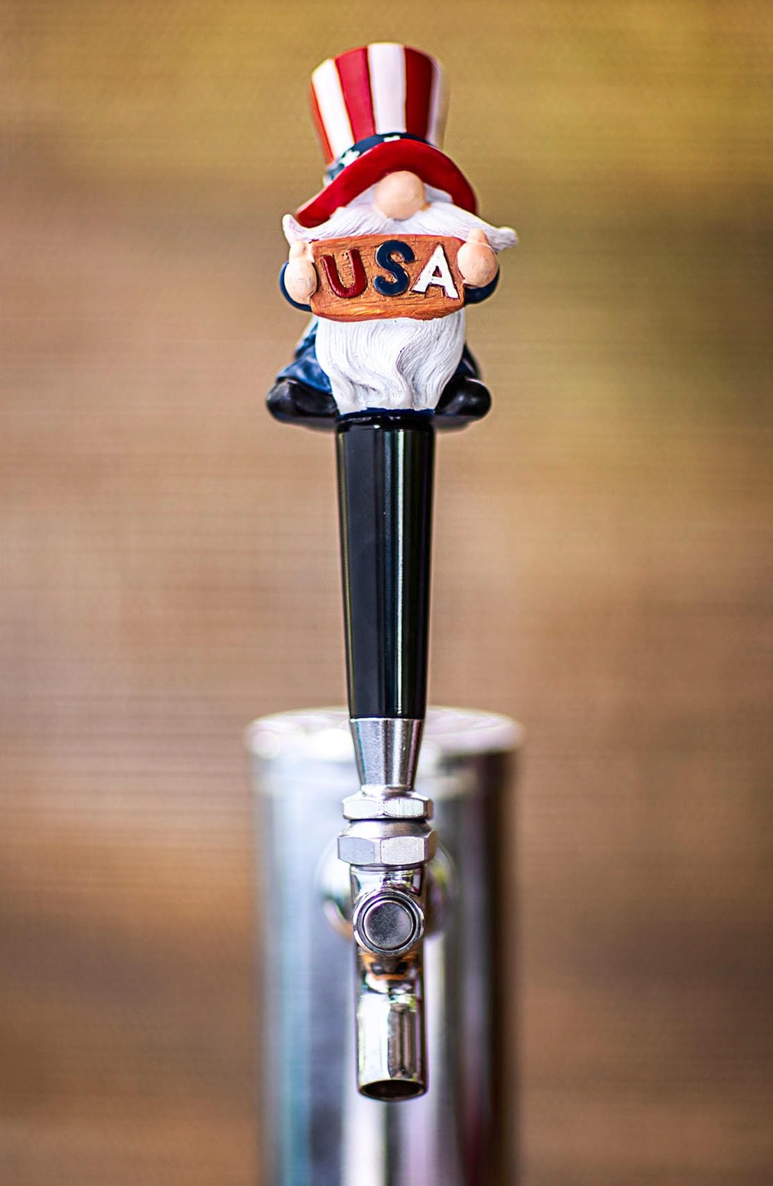 5 Pcs Plastic Beer Tap Handles, 3/8'' Thread Beer Faucet Handles | Universal Black Beer Tap Handle Replacements, Standard American Beer Faucets, Kegerator Part For Home Bar Draft Beer Brewing customer photo 1