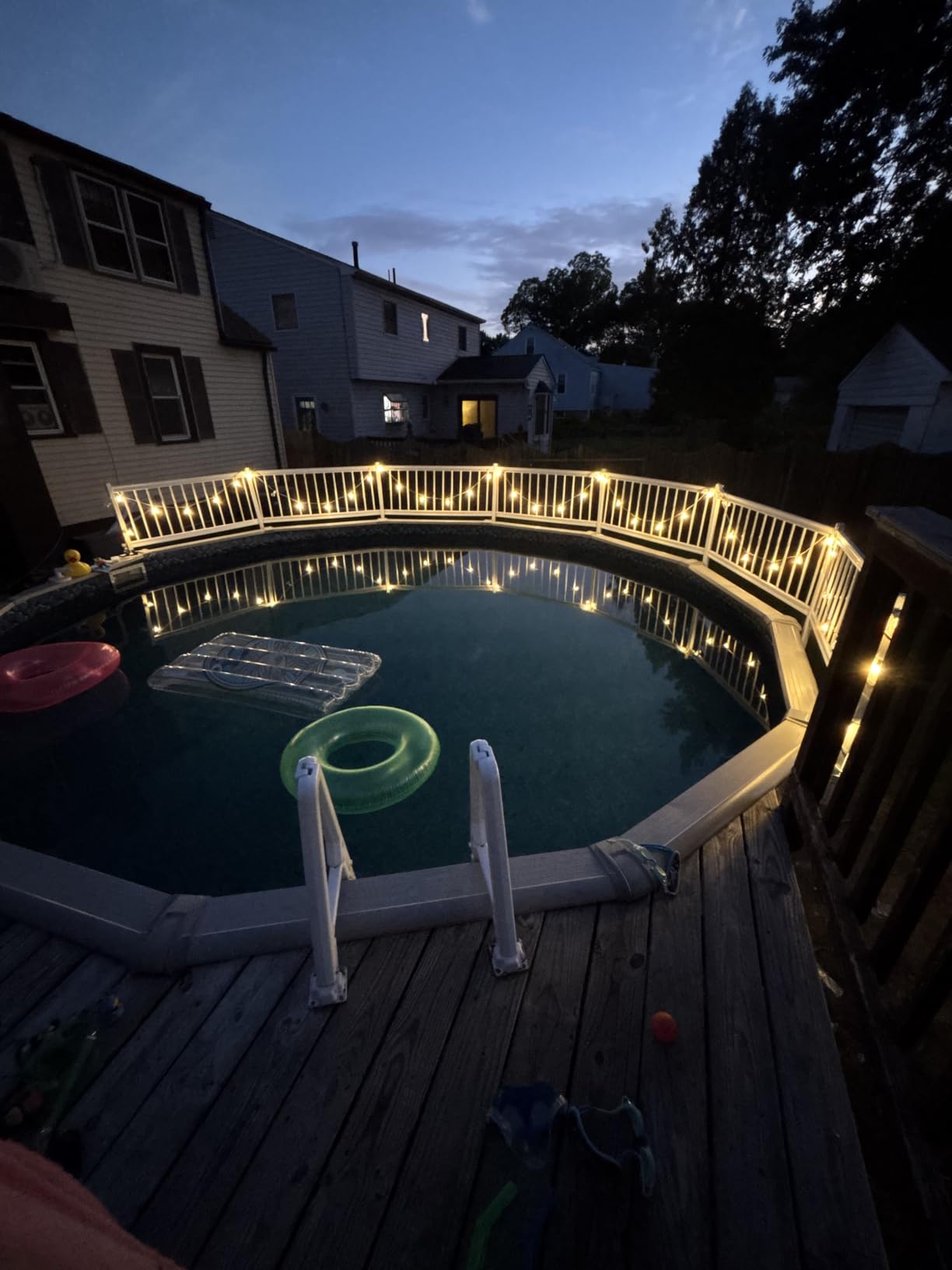 Abeja LED Outdoor String Lights, 50FT G40 Patio String Lights | 52 Dimmable Shatterproof Bulbs (2 Spare), Waterproof Backyard Outdoor Hanging Lights for Backyard, Bistro, Porch, Deck Decor customer photo 2