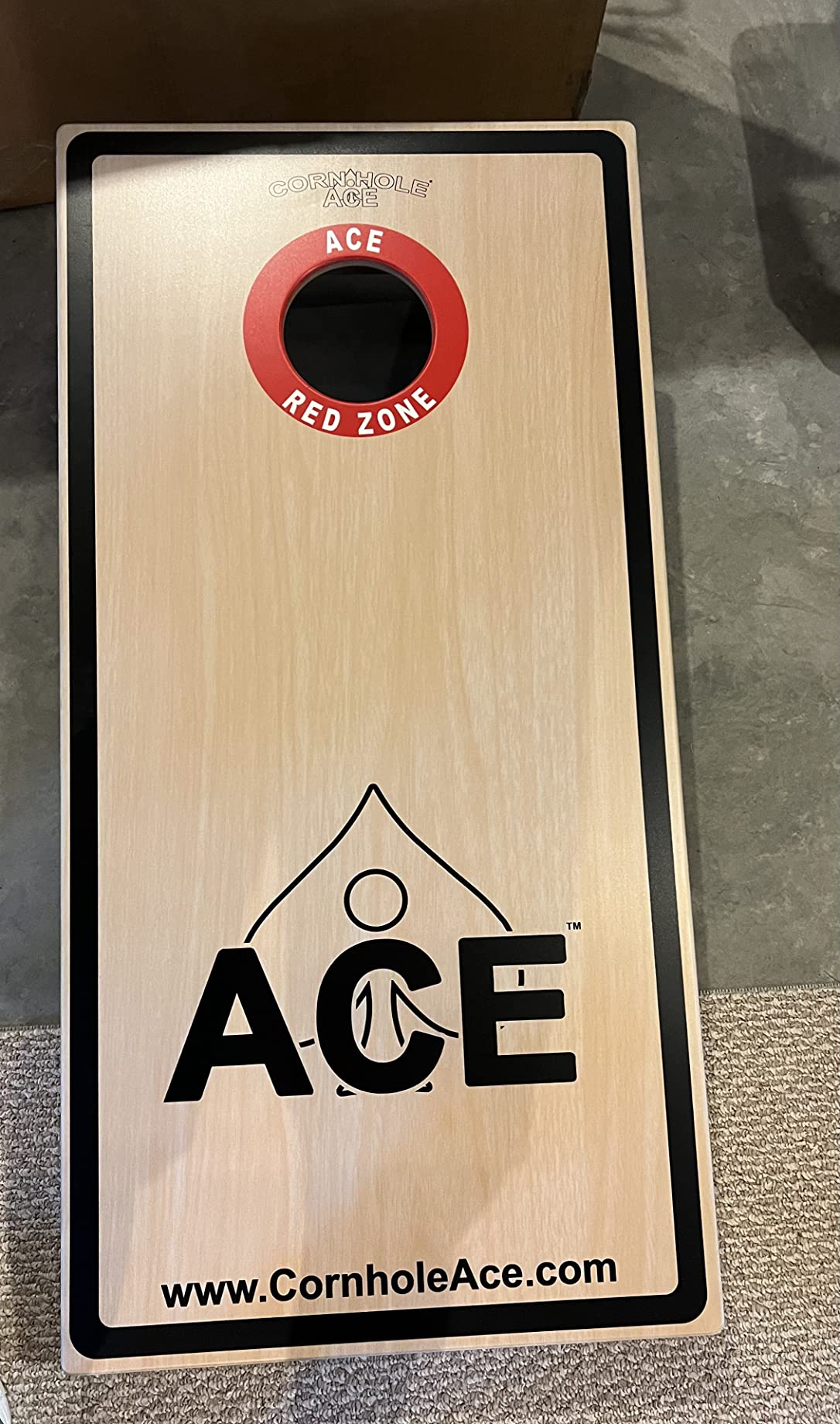 ACE PRO Professional Cornhole Boards - No Bounce! Triple Wide Legs, 3/4