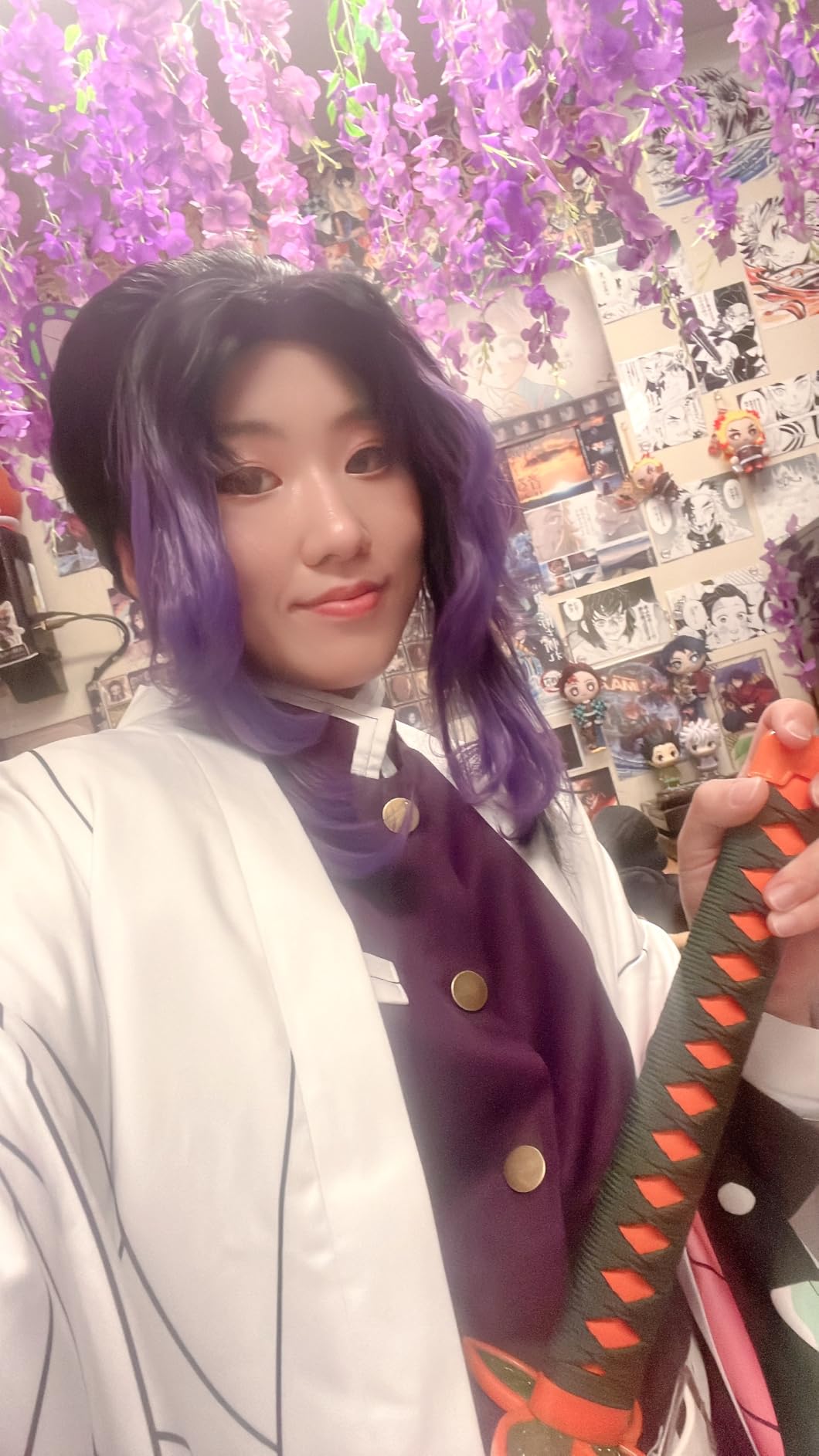 Zisu Demon Katana Sword, About 41 inches, Hashira Pillars & Protagonist Katana for Cosplay Purpose, Anime Original Texture customer photo 1