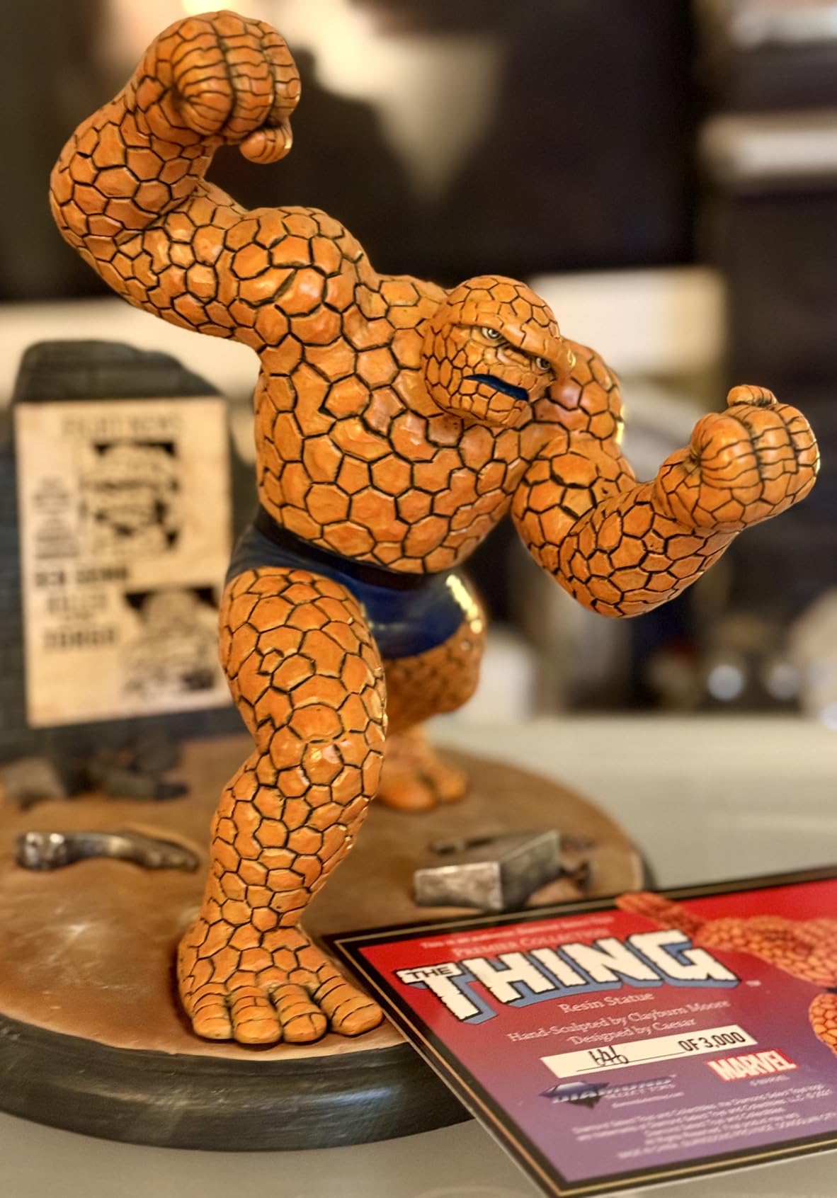 Diamond Select Toys Marvel Premier Collection: Thing Statue, Multicolor customer photo 2