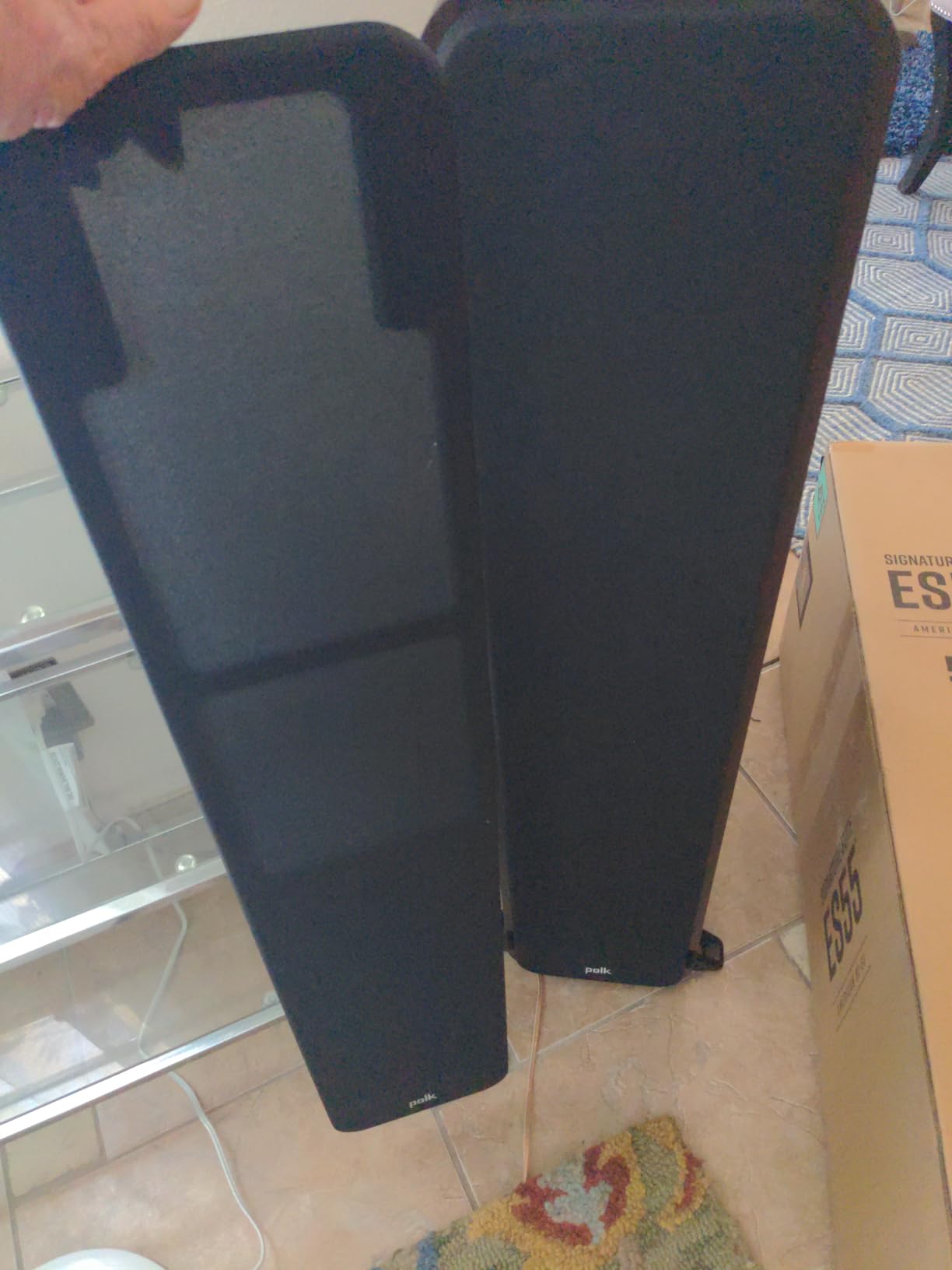 Polk Signature Elite ES55 Tower Speaker, Single, Stunning Black customer photo 1