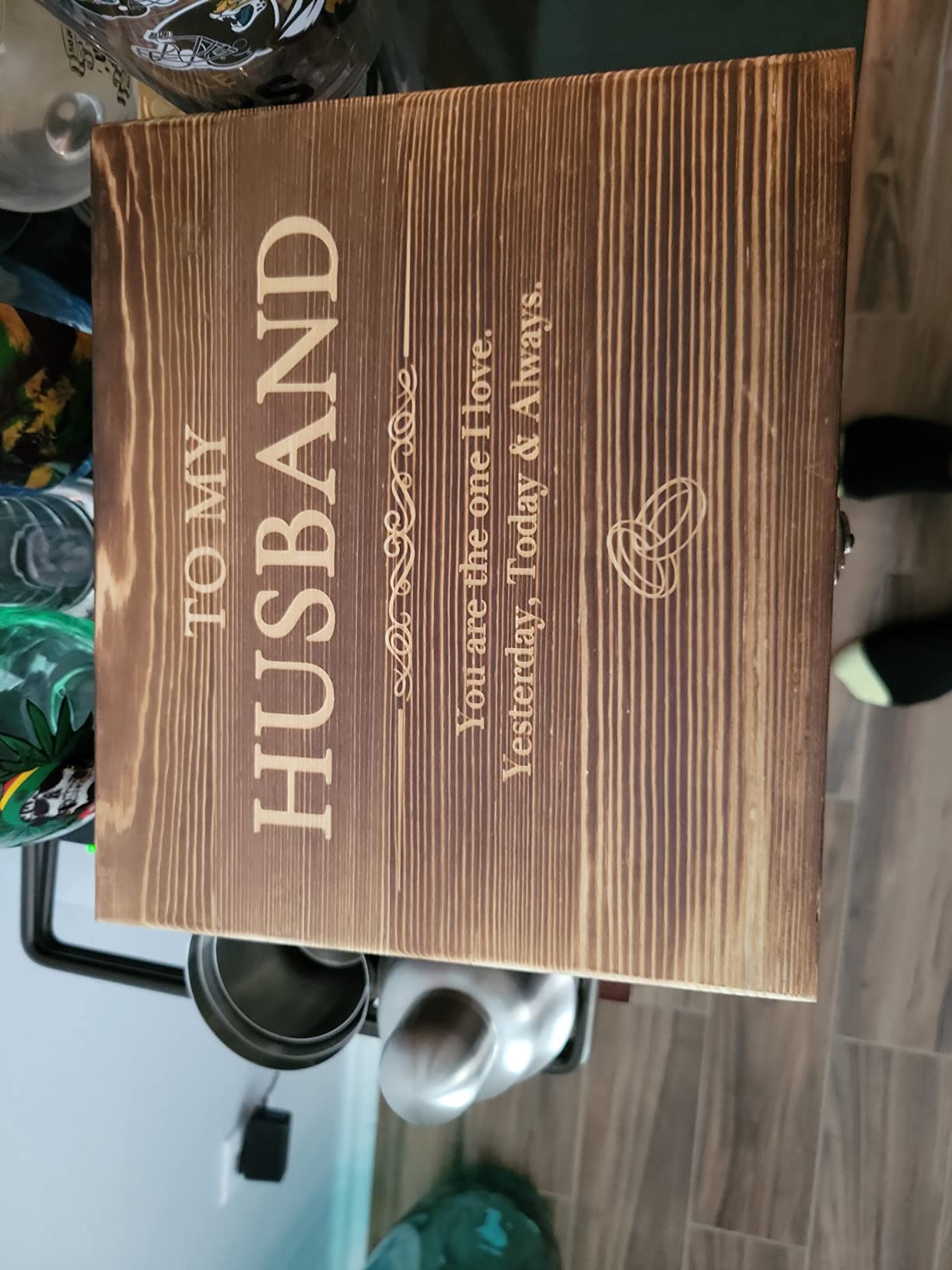 Whiskey Stones Gift Set Anniversary Gifts for Husband | Him | Men, Husband Birthday | Wedding Anniversary | Valentine's Day Gift, 8 Stainless Steel Whiskey Stones & 2 Whiskey Glasses(11oz) customer photo 2