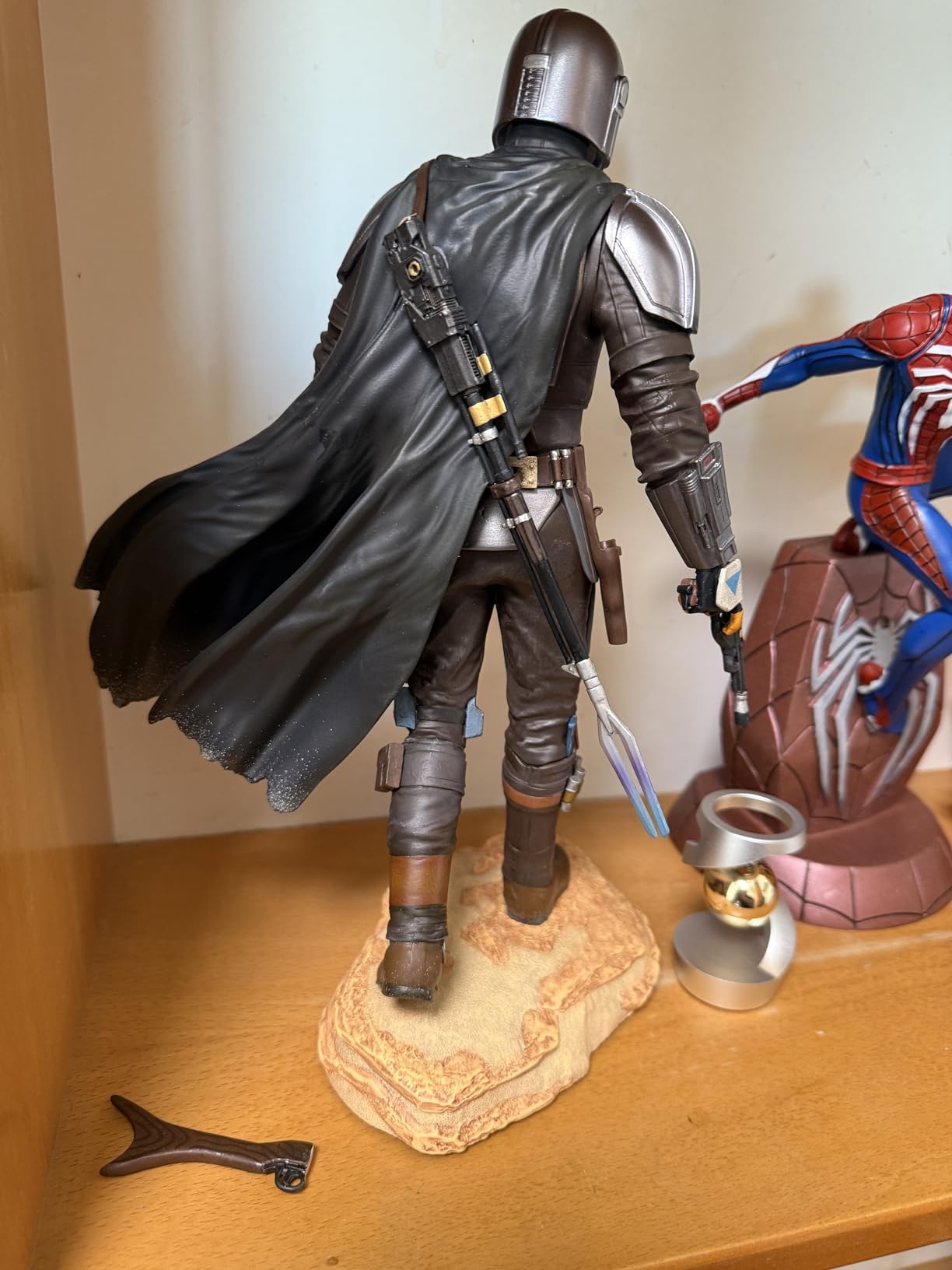 Star Wars: The Mandalorian: The Mandalorian with The Child Premier Collection Statue, Multicolor, 10 inches customer photo 2